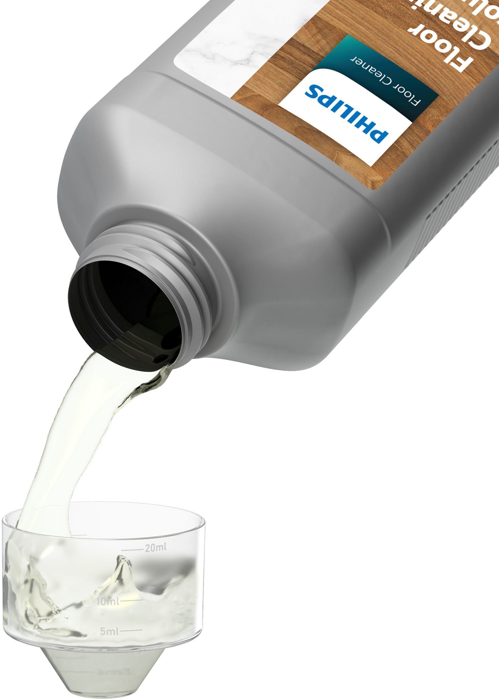 Philips XV1792/01 Fussbodenreiniger (für Hartböden, geeignet für Philips Boden-Nassreinigungsgeräten, 250ml)
