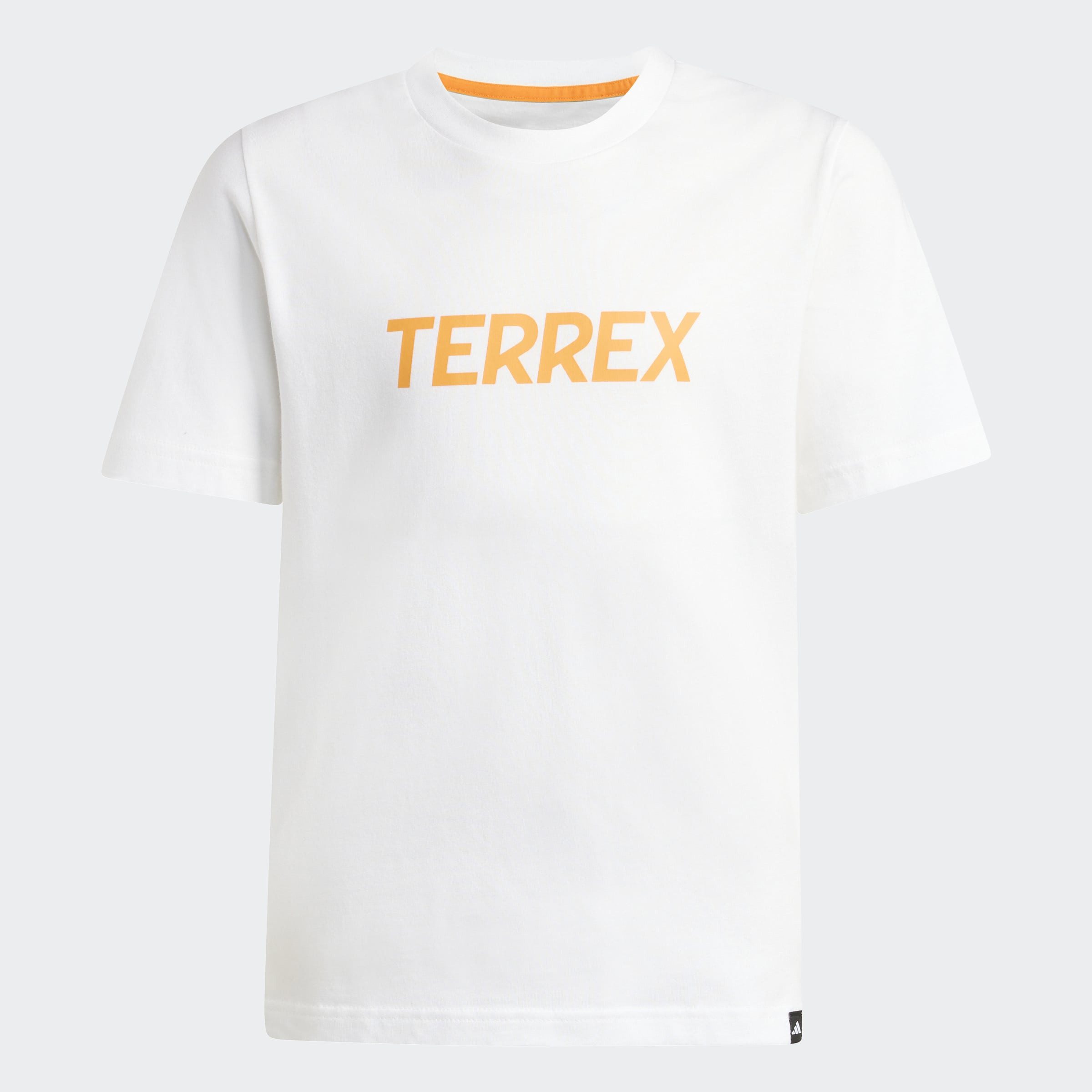 adidas TERREX Funktionsshirt K MT LOGO TEE für Kinder, mit Rundhalsausschnitt, ohne Verschluss, aus Baumwolle