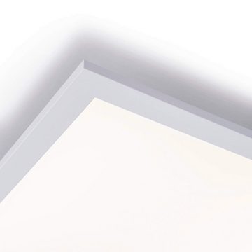 SellTec LED Deckenleuchte LED Deckenlampe Panel 120x30cm, dimmbar, 1xLED-Board / 45,00 Watt, neutralweiß, tageslichtweiß, dimmbar per Fernbedienung, tageslichtweiß, Büro