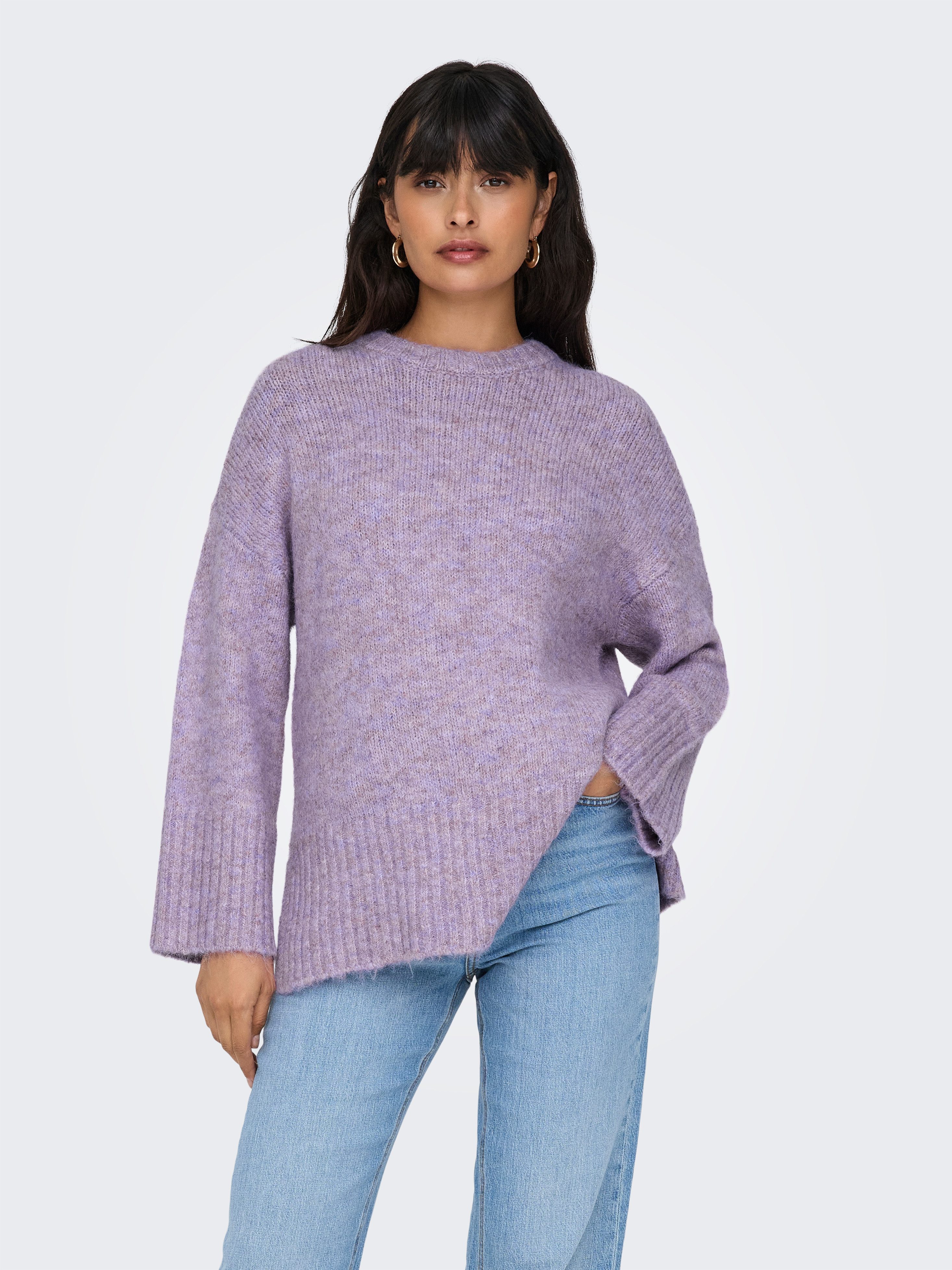 ONLY Rundhalspullover ONLMAGGIE LIFE LS LOOSE günstig online kaufen