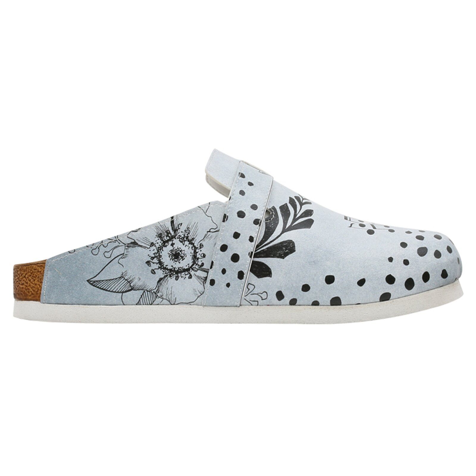 DOGO Comfie Pantoletten Hausschuhe Birds Chirping Damen Sandalen Schnürboots Handgefertigt