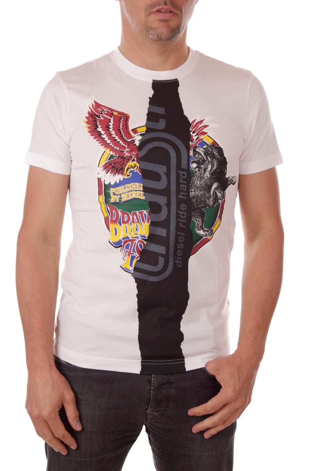 T-Shirt Diesel T-Diego-QB Herren T-Shirt