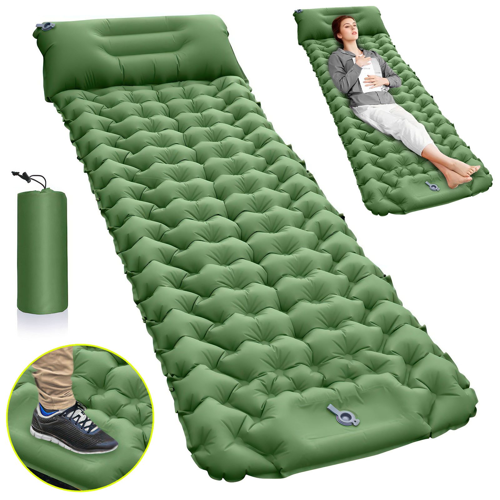 BlingBin Isomatte Camping Matratze Selbstaufblasend, Outdoor günstig online kaufen