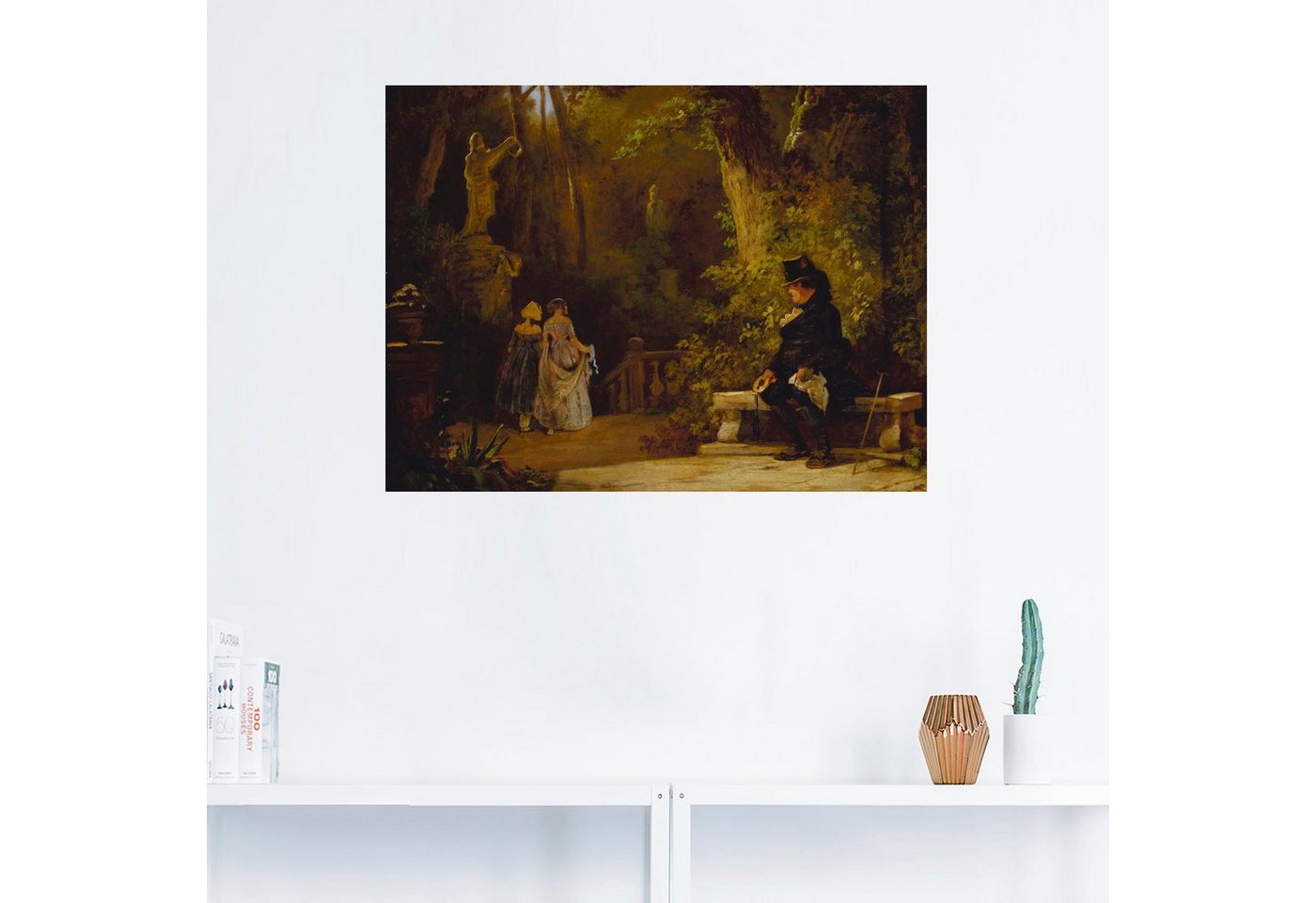 Artland Wandbild »Der Witwer. Um 1860«, Mann (1 Stück), in vielen Größen & Produktarten -Leinwandbild, Poster, Wandaufkleber / Wandtattoo auch für Badezimmer geeignet-kaufen