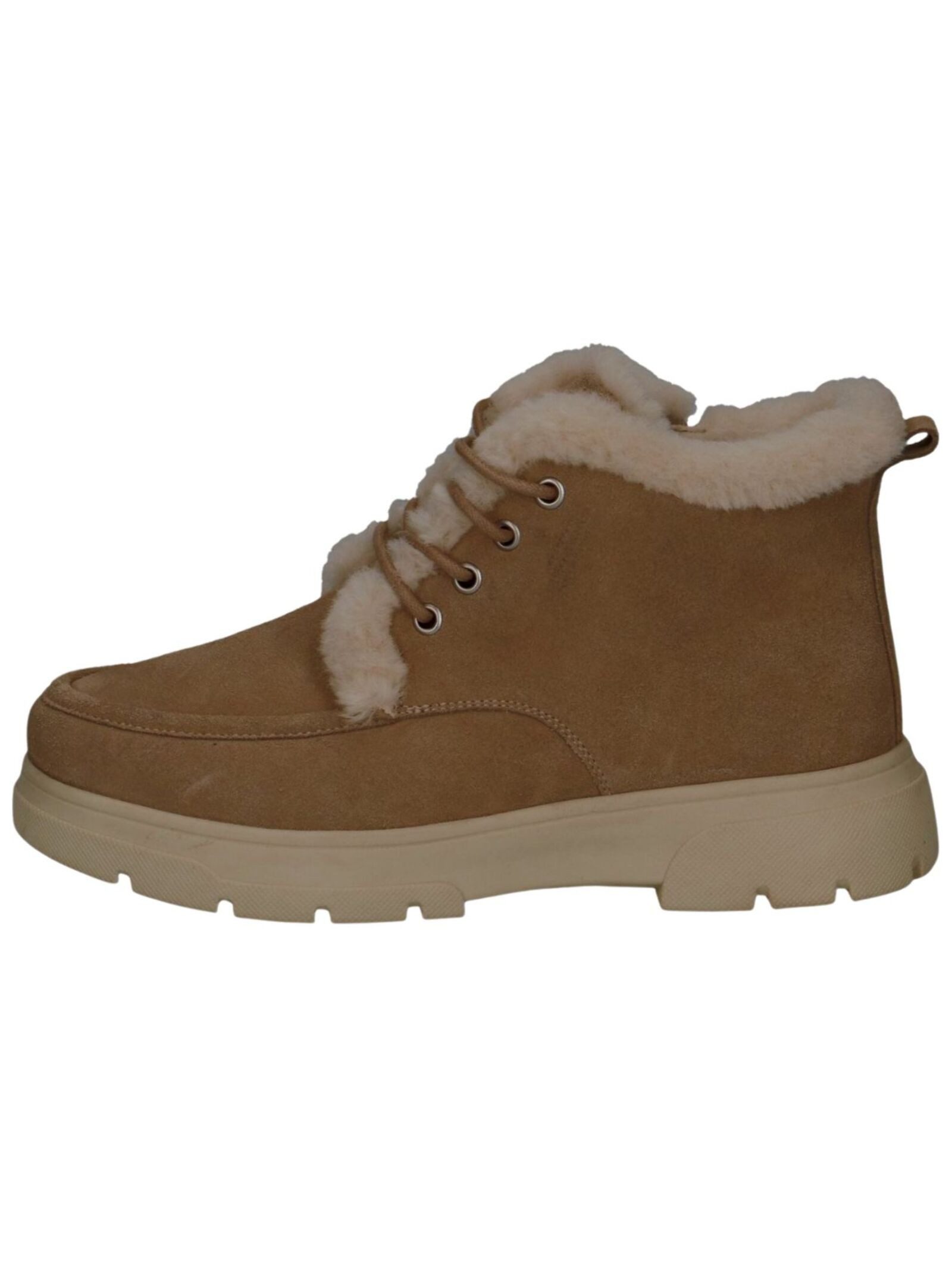 Caprice Stiefelette Veloursleder/Textil . Schnürstiefelette