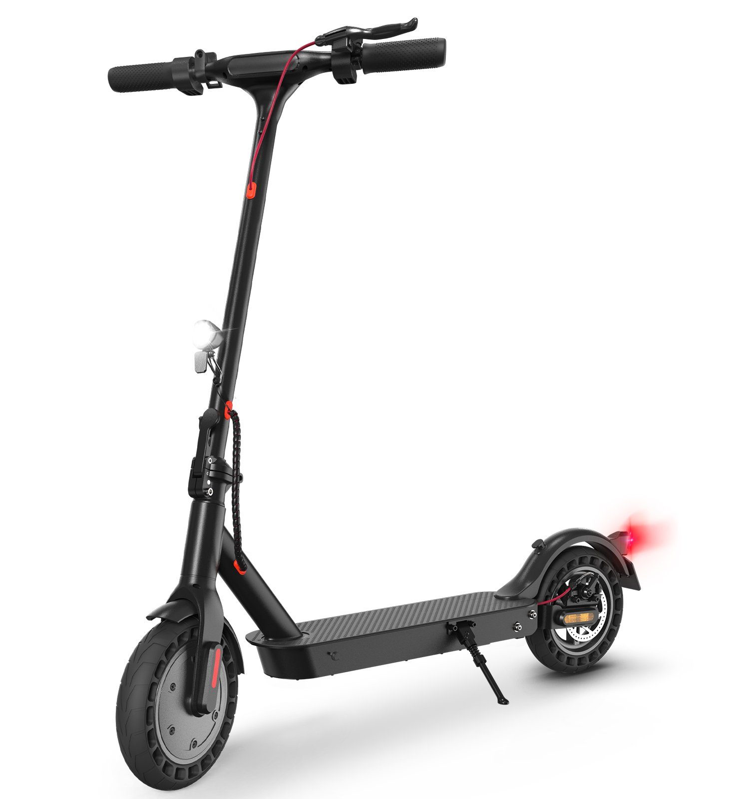 LETGOSPT E-Scooter E9TMAX duales E-roller mit ABE 10 Motor, mit Zoll E-Scooter Bremssystem Zulassung 2 km/h, 500W Straßenzulassung, Elektroroller Max. 20,00 40km, Stück