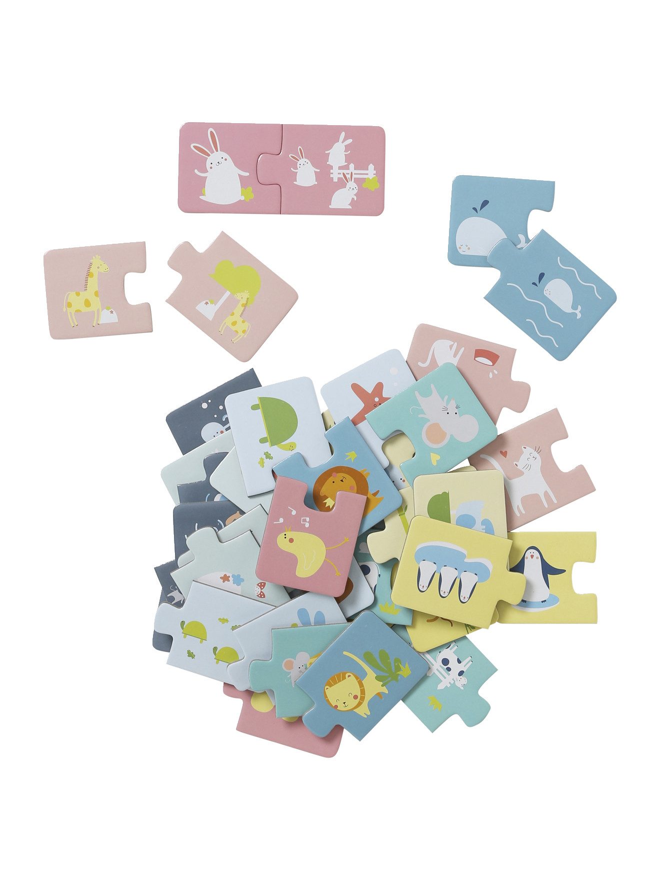 vertbaudet Puzzle Kleinkinder Puzzle, Tiere, Puzzleteile