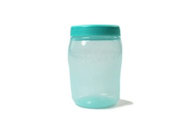 TUPPERWARE Vorratsdose Universal Behälter 550 ml helles türkis + SPÜLTUCH