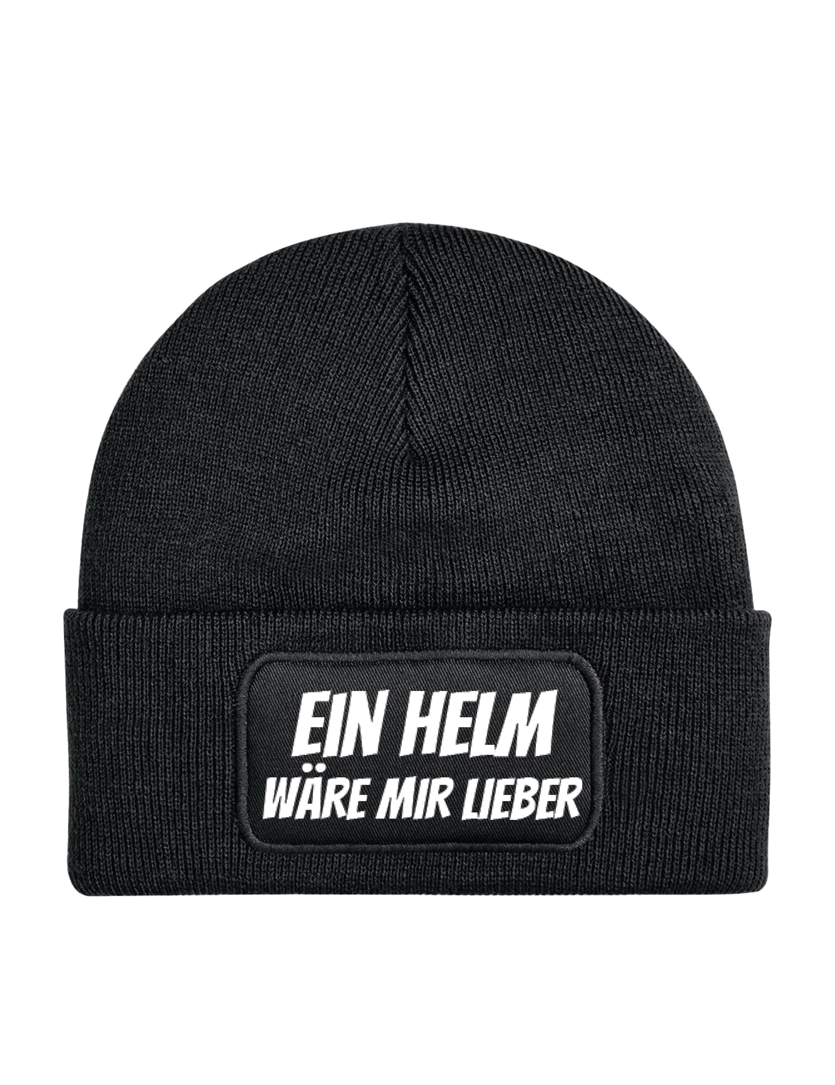 Beanie Ein Helm wäre mir Lieber unisex Beanie Müzte