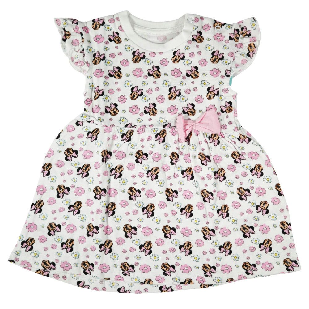 Disney Sommerkleid Disney Minnie Maus Mädchen Baby 2 tlg Set Kleid plus Leggings Gr. 62 bis 86