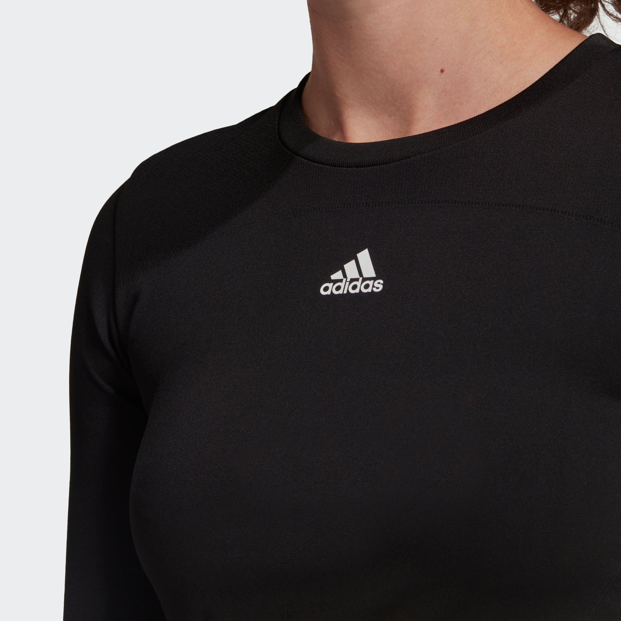 adidas Performance Funktionsshirt ADIDAS AEROKNIT SEAMLESS FITTED CROPPED