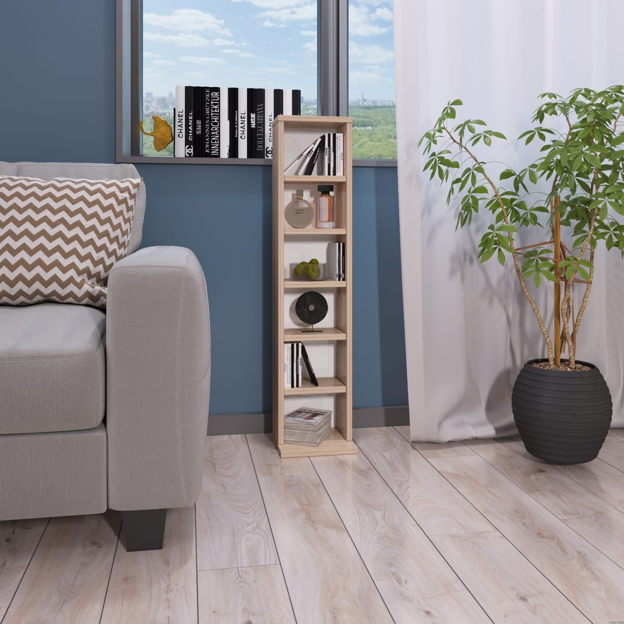 TARGET HOME CD-Regal Platzsparendes Aufbewahrungsregal für günstig online kaufen