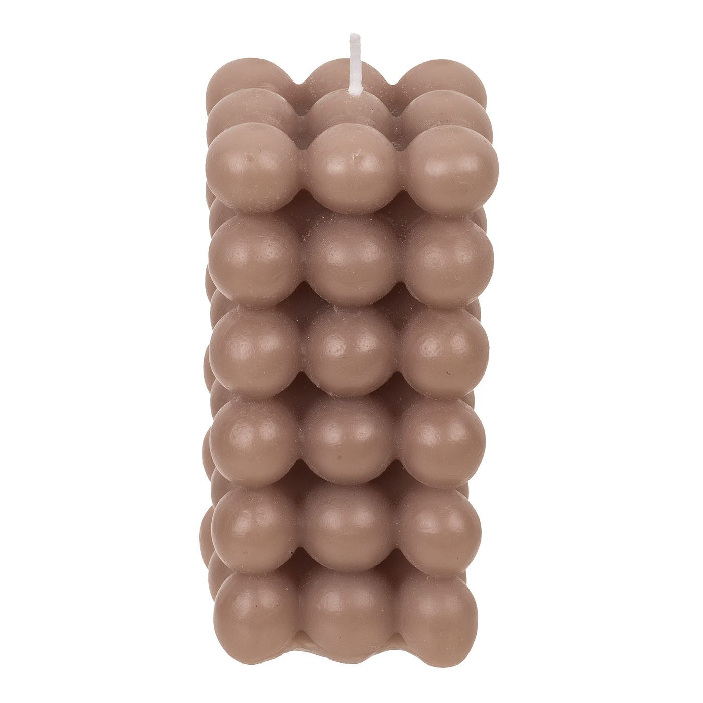 ReWu Stumpenkerze OOTB Kerze, Bubble, 6 x 12 cm, 3-farbig sortiert, 12 Stück