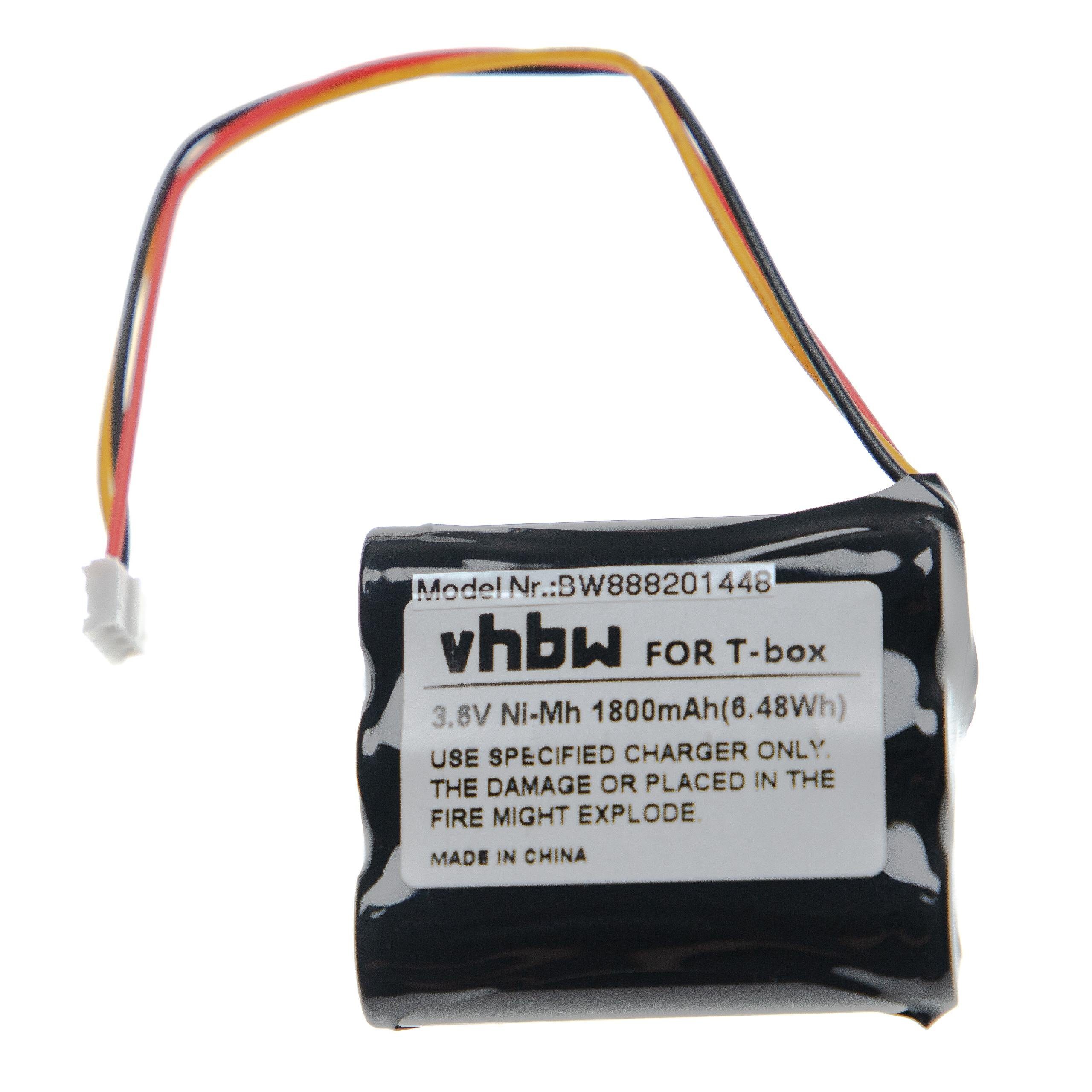 vhbw Akku NiMH 1800 mAh (3,6 V)