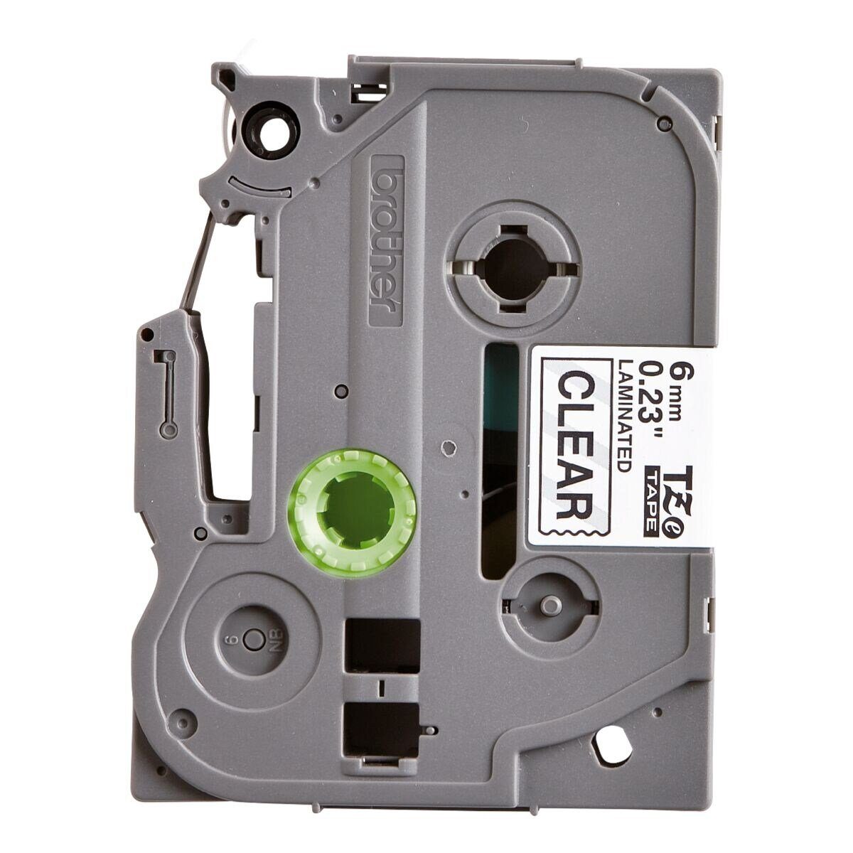 Brother Beschriftungsband TZe-111, TZe-611, TZe-211, TZe-315, 6,00 mm x 8,00 m, laminiert