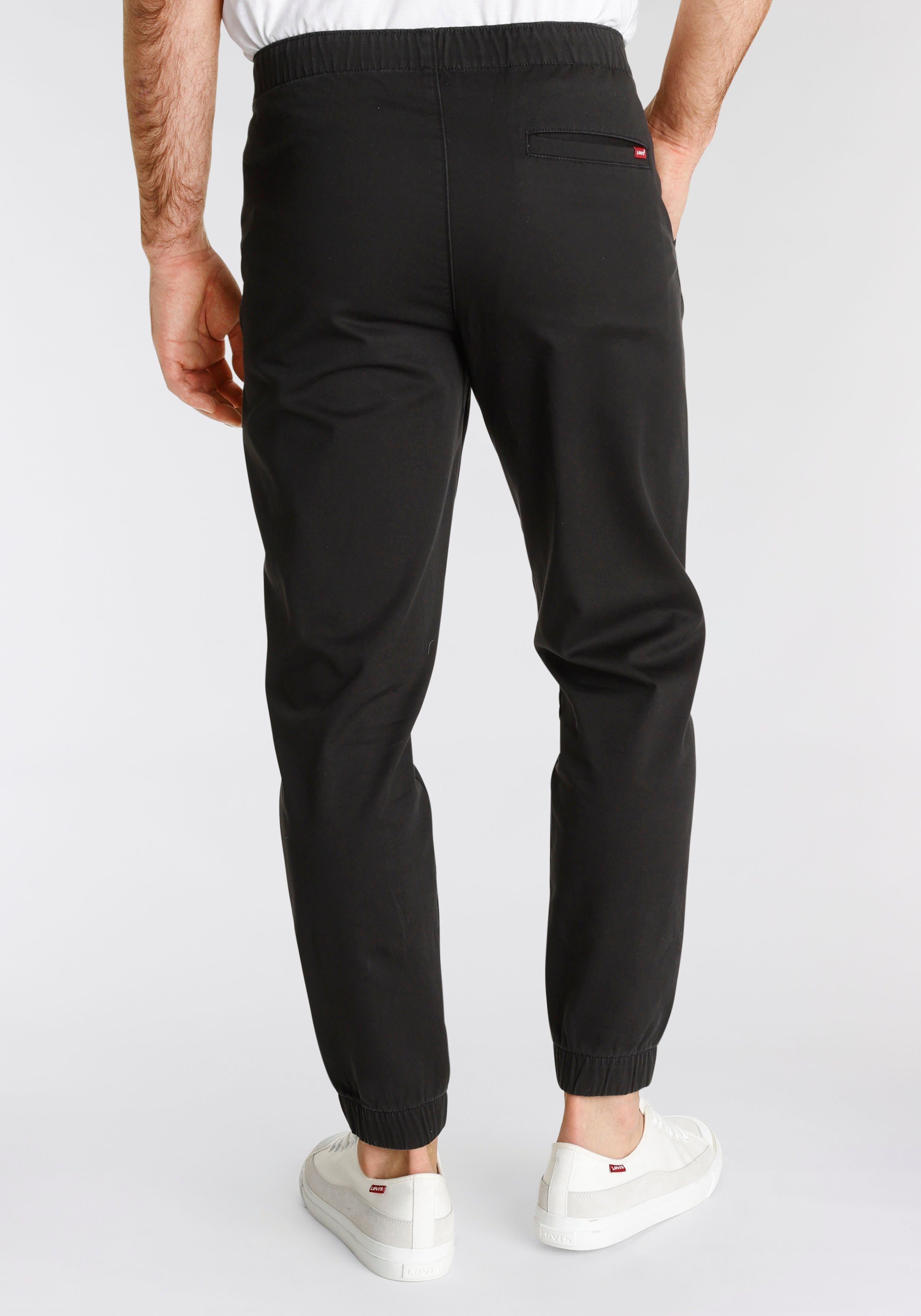 Chinohose LE CHINO JOGGER schwarz III in Levi's® Styling XX leichtes für Unifarbe