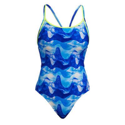 Funkita Badeanzug Dive In für Damen chlorresistent schnelltrocknend und UV Schutz 50+
