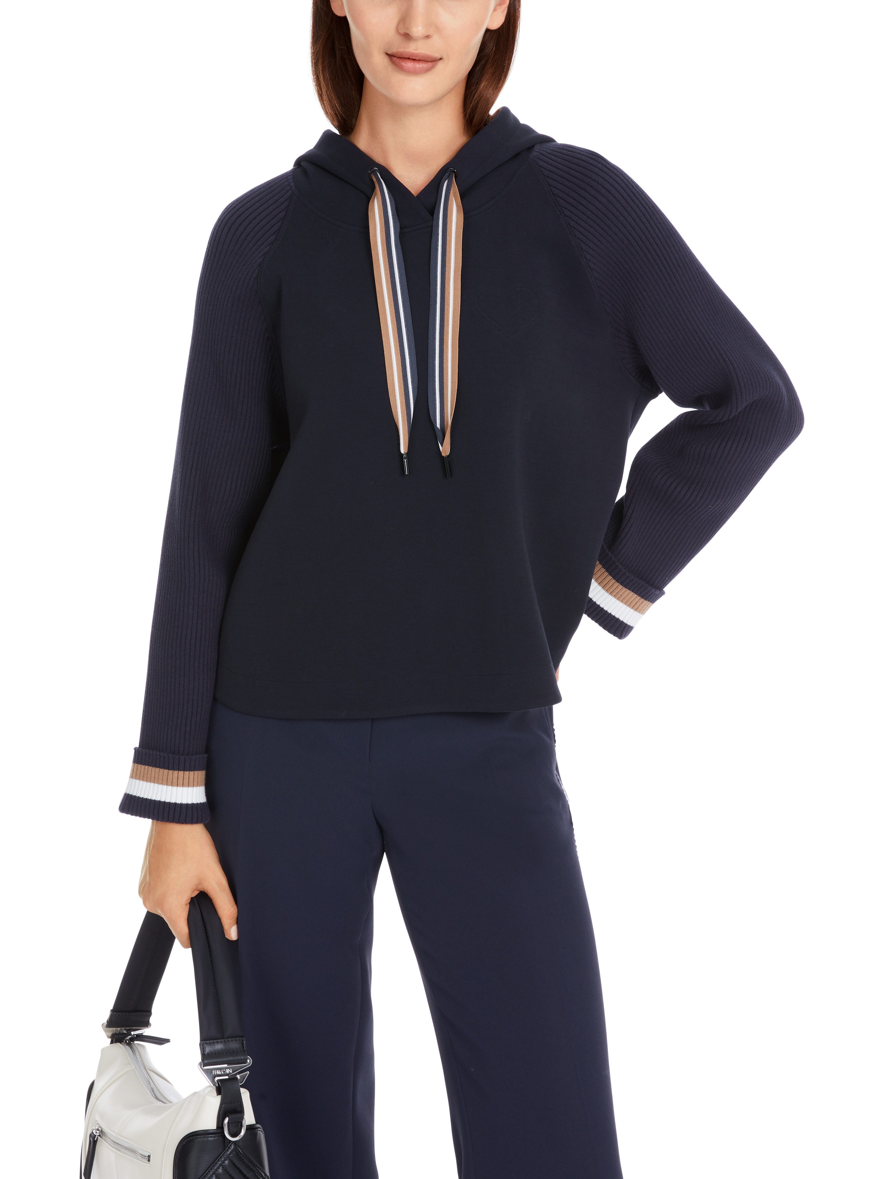 Marc Cain Kapuzensweatshirt "Heartbreaker" Premium Damenmode günstig online kaufen