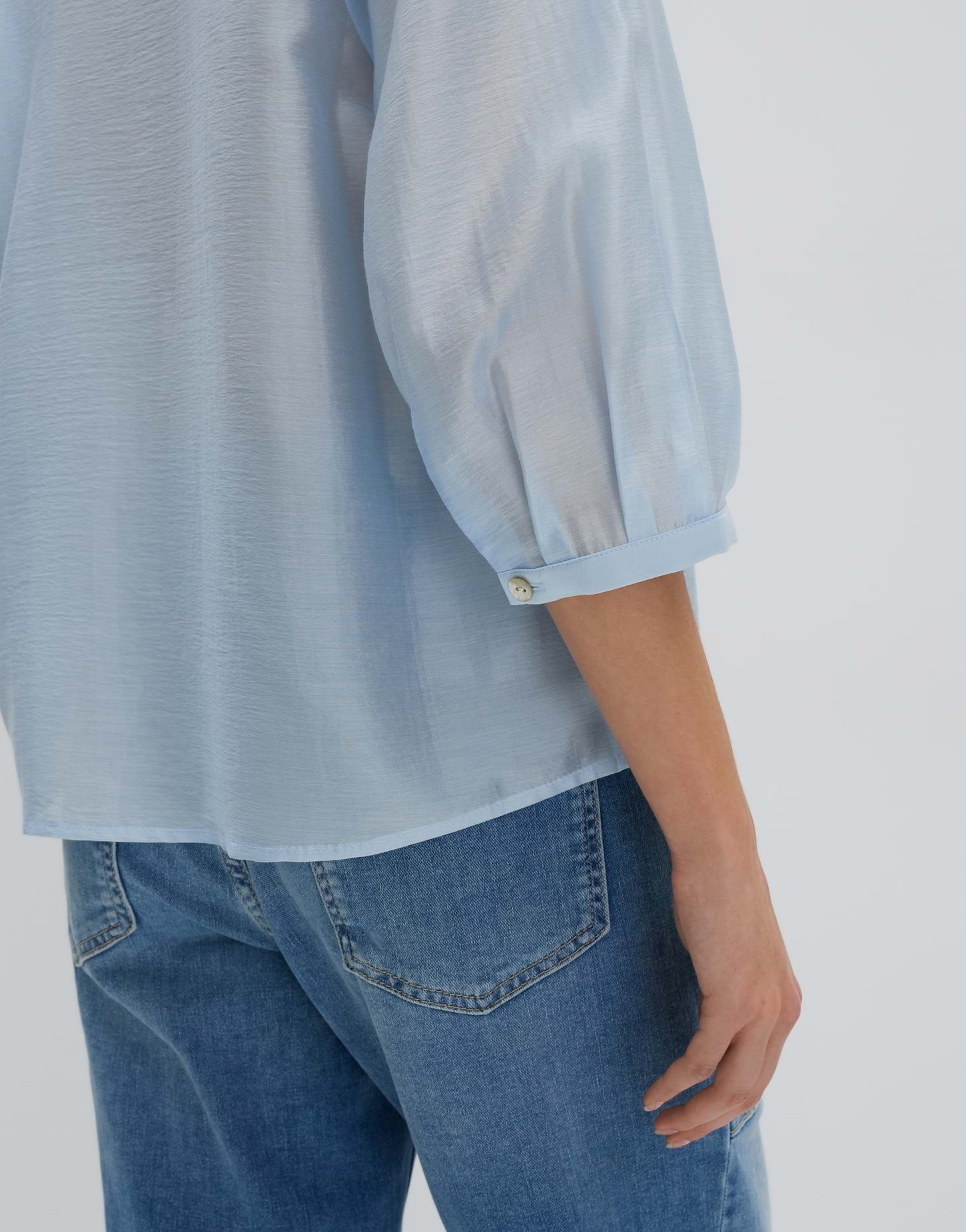 someday Kurzarmbluse ZAMUDRA aus edlem Tencel Mix