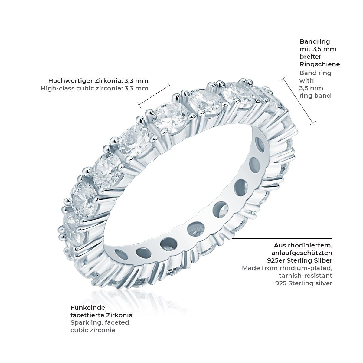 Rafaela Donata Silberring Damen-Ring aus 925 günstig online kaufen