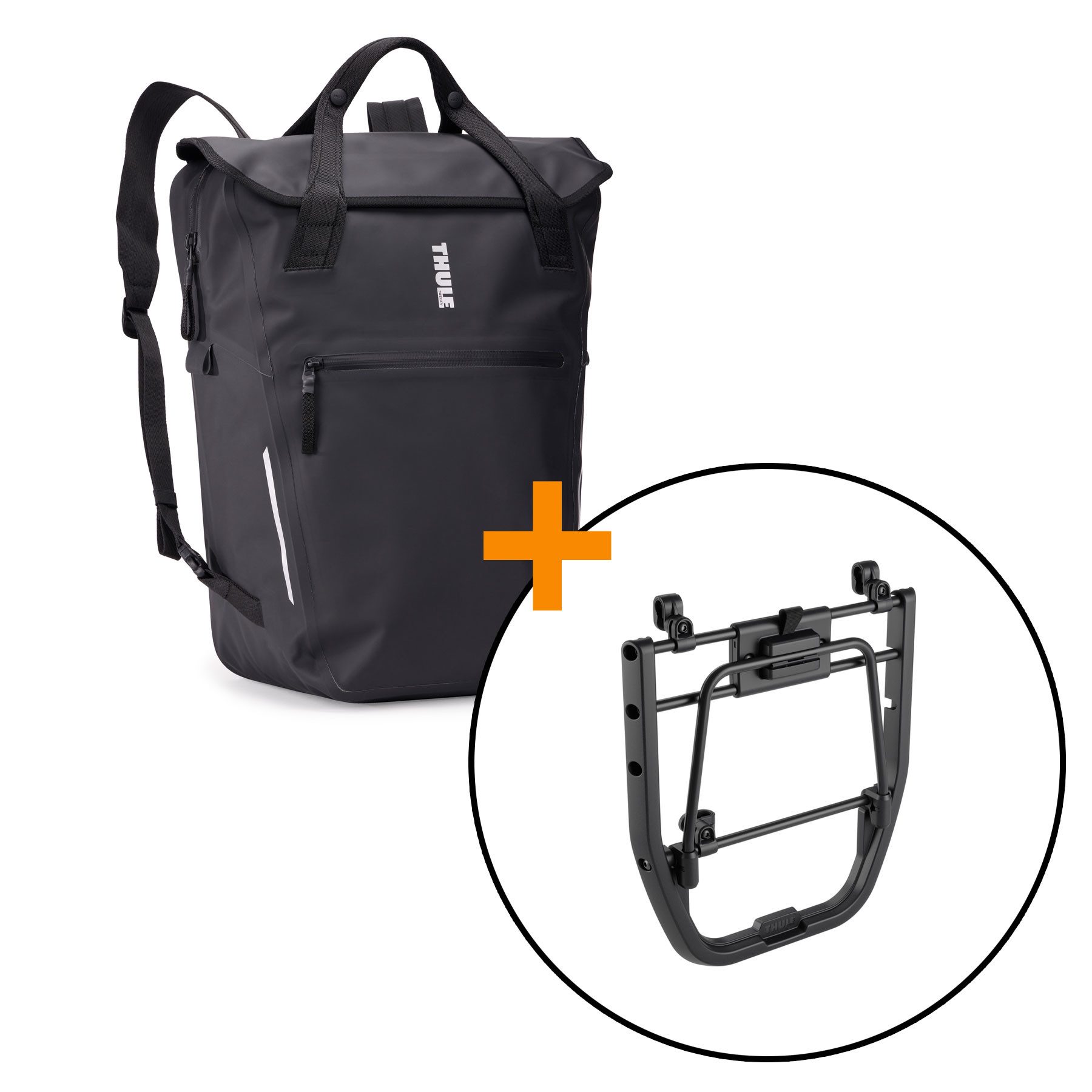 Thule Fahrradrucksack Thule Shield 23 Liter + InLock Universal Panel