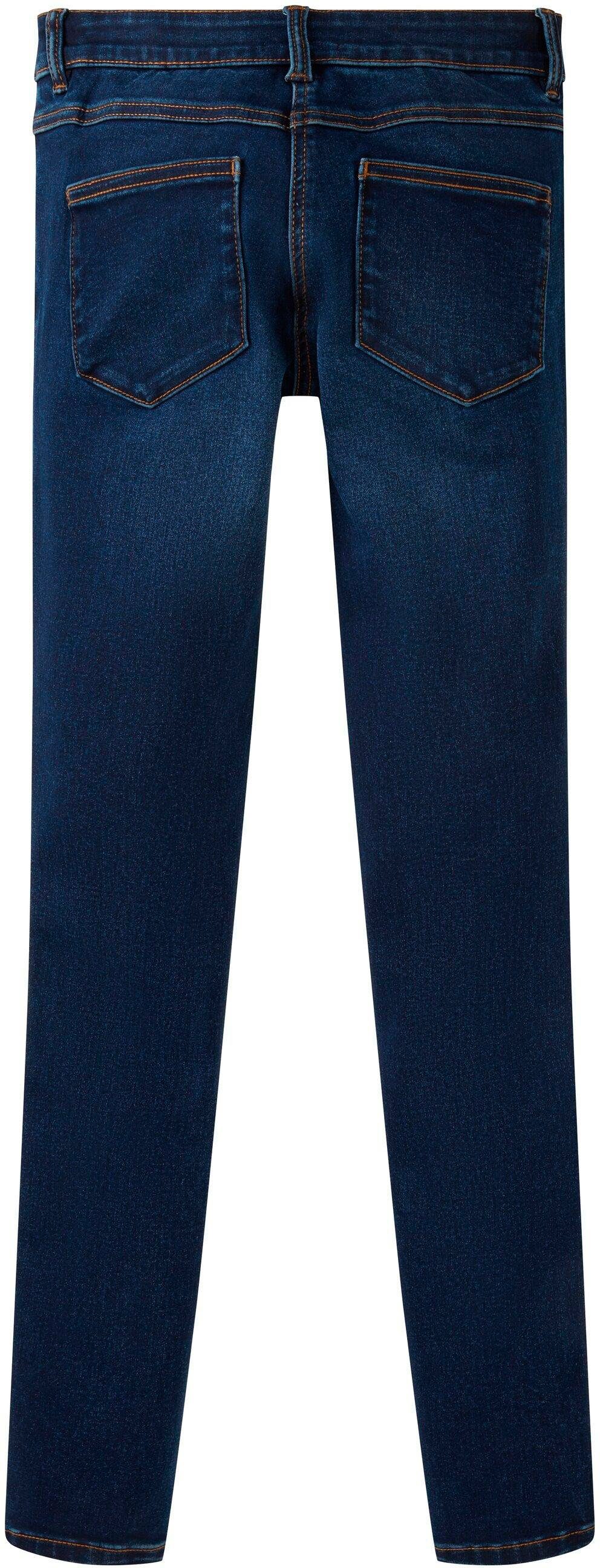 TOM mit Skinny-fit-Jeans und TAILOR Linly Knopf- Reißverschluss