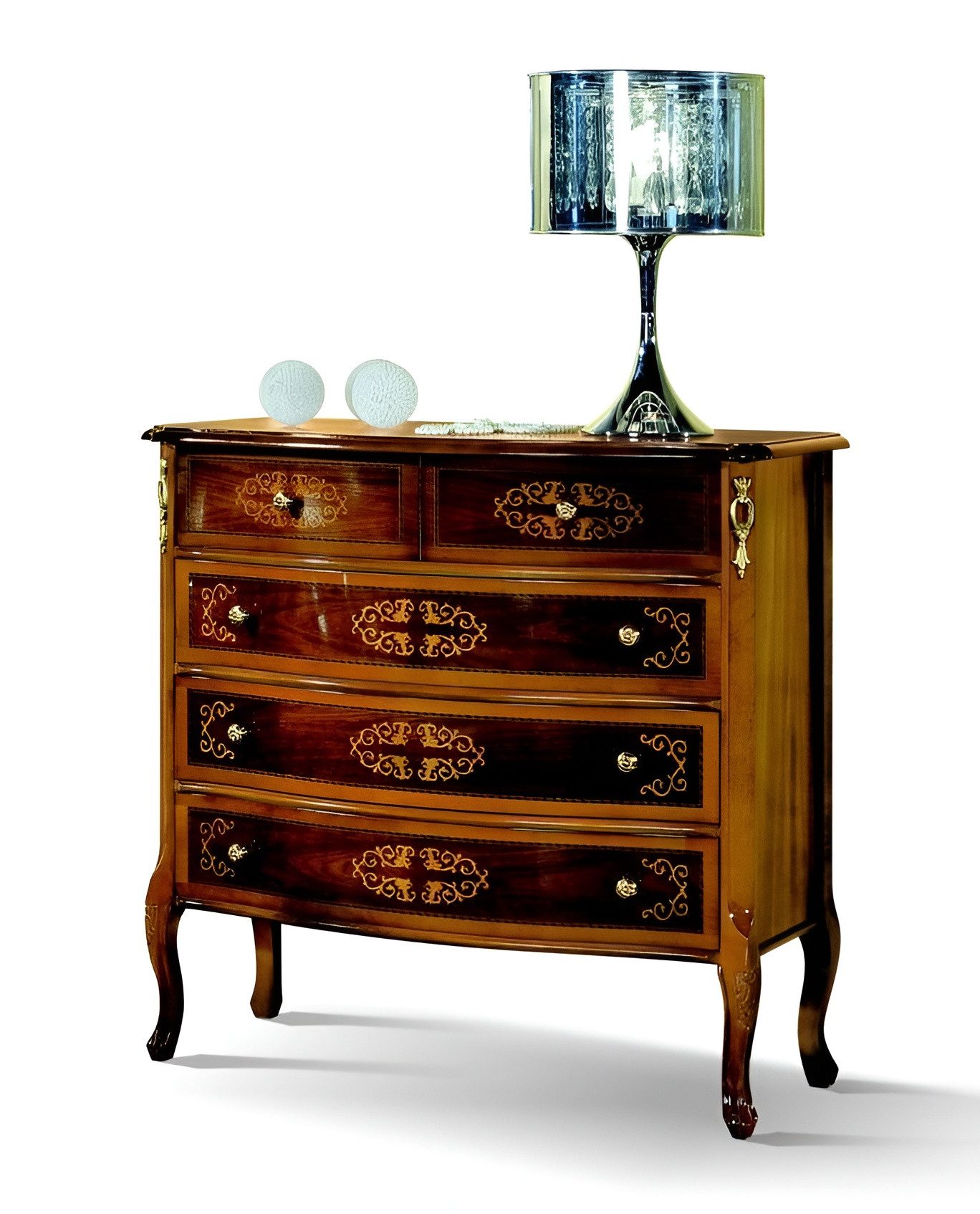 JVmoebel Kommode Barocke Kommode im klassischen italienischen Stil für das Wohnzimmer, Made in Italy