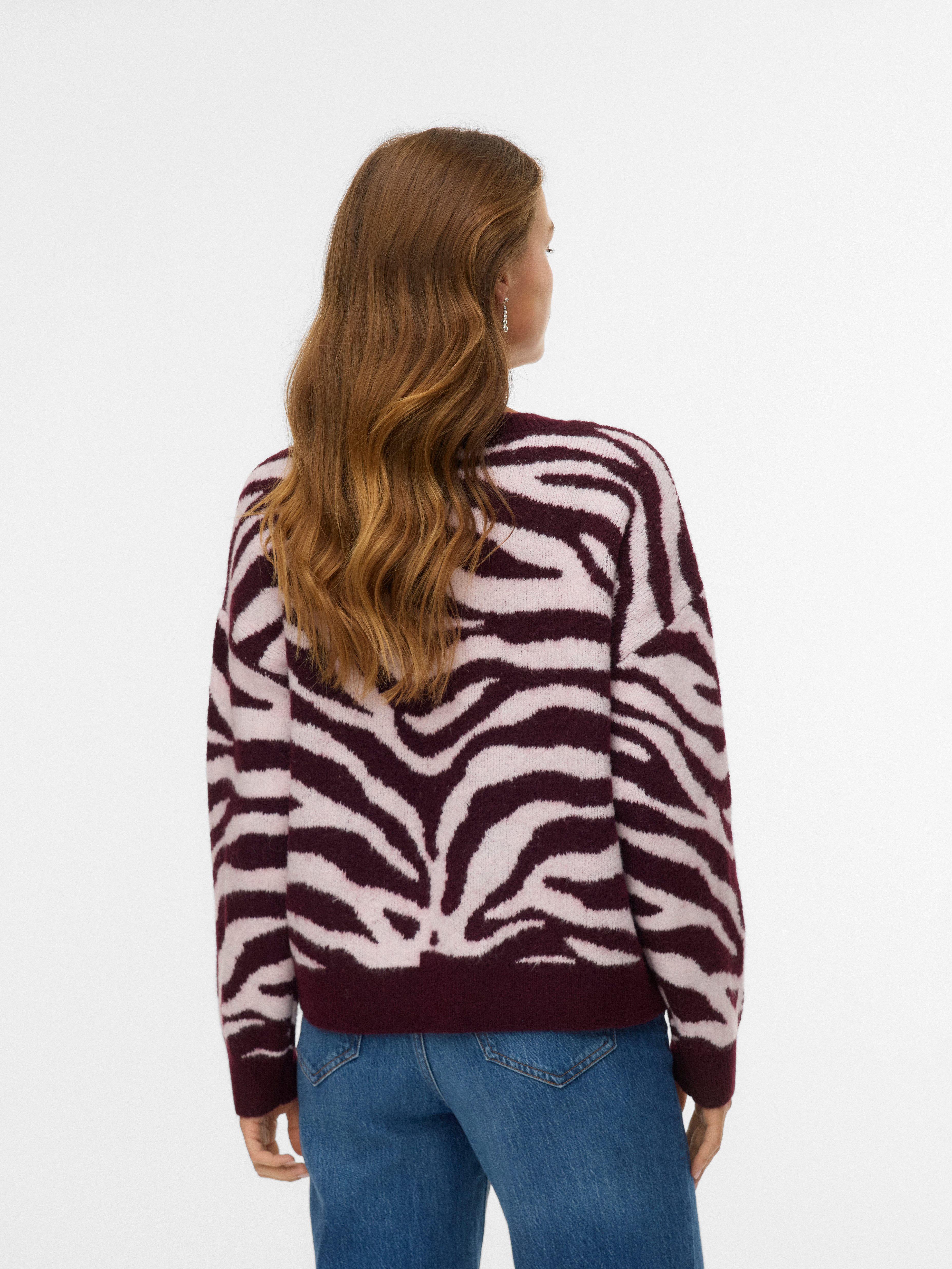 Vero Moda Strickpullover VMNEWKAI LS O-NECK PULLOVER BOO