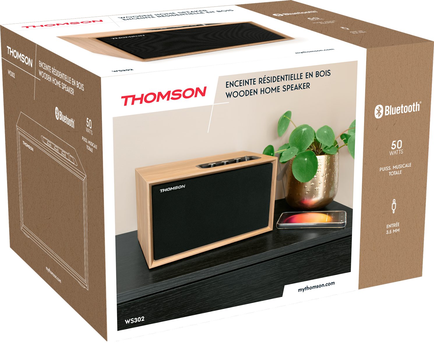 Thomson Thomson Bluetooth-Lautsprecher WS302 Bluetooth-Lautsprecher