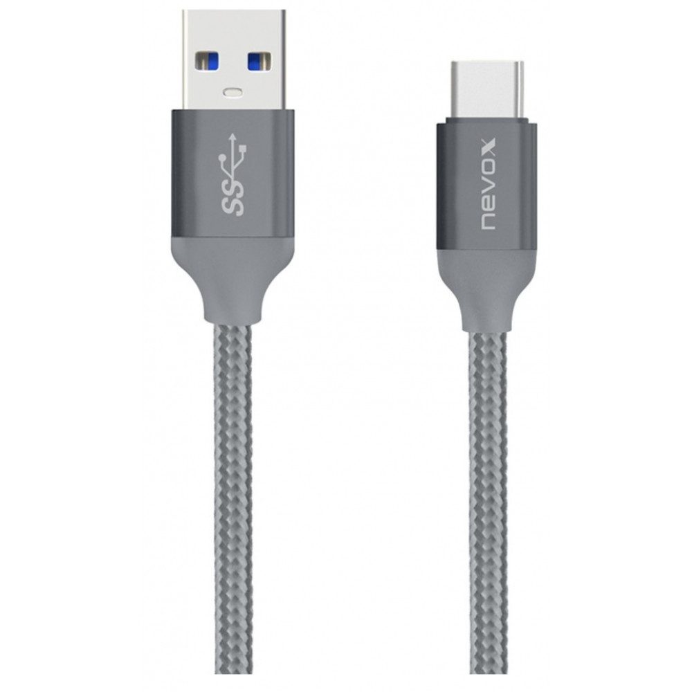 nevox - USB-Kabel - grau USB-Kabel, USB-C, USB