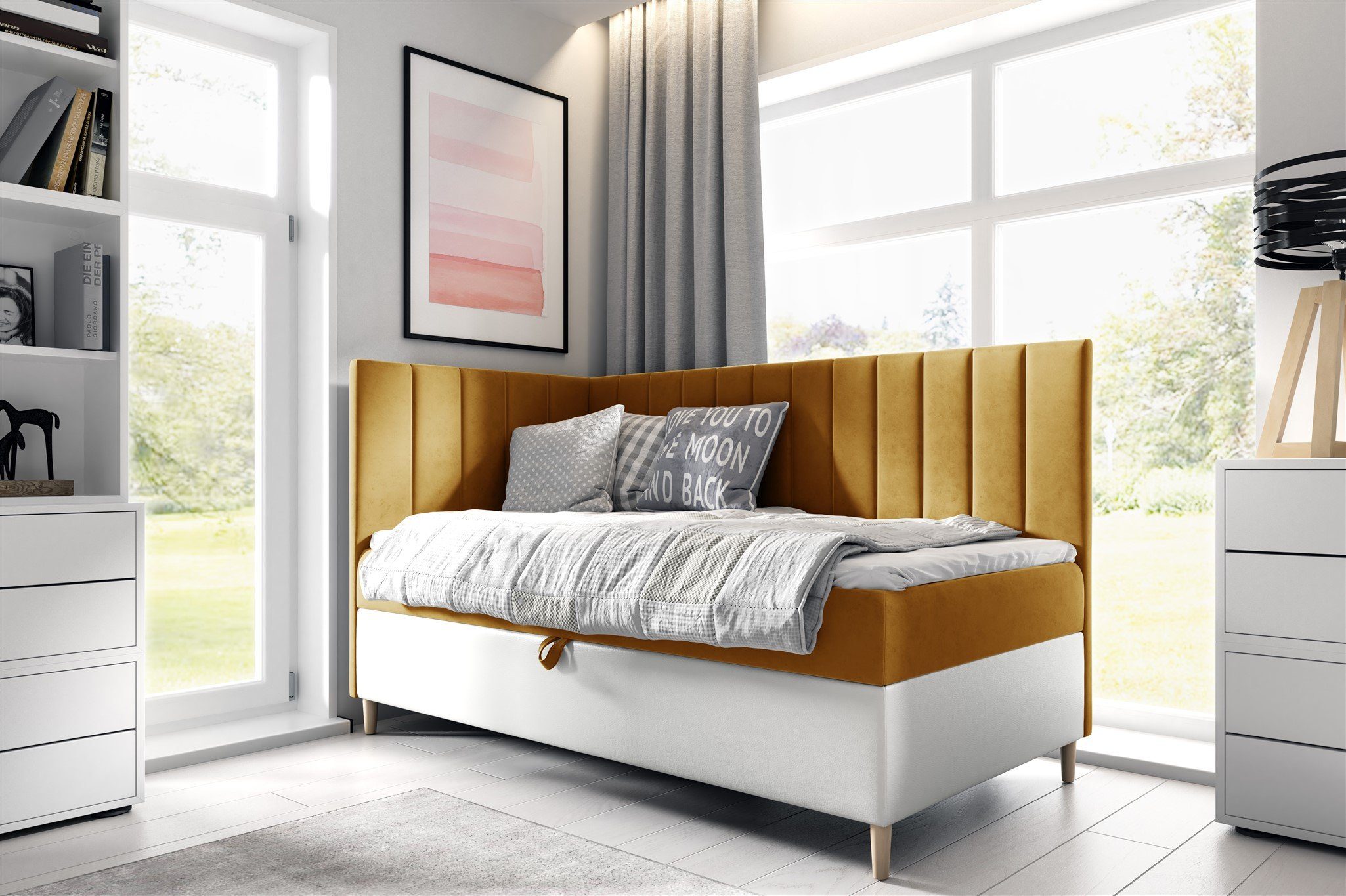 Fun Möbel Boxbett Gästebett Kinderbett HELVI günstig online kaufen