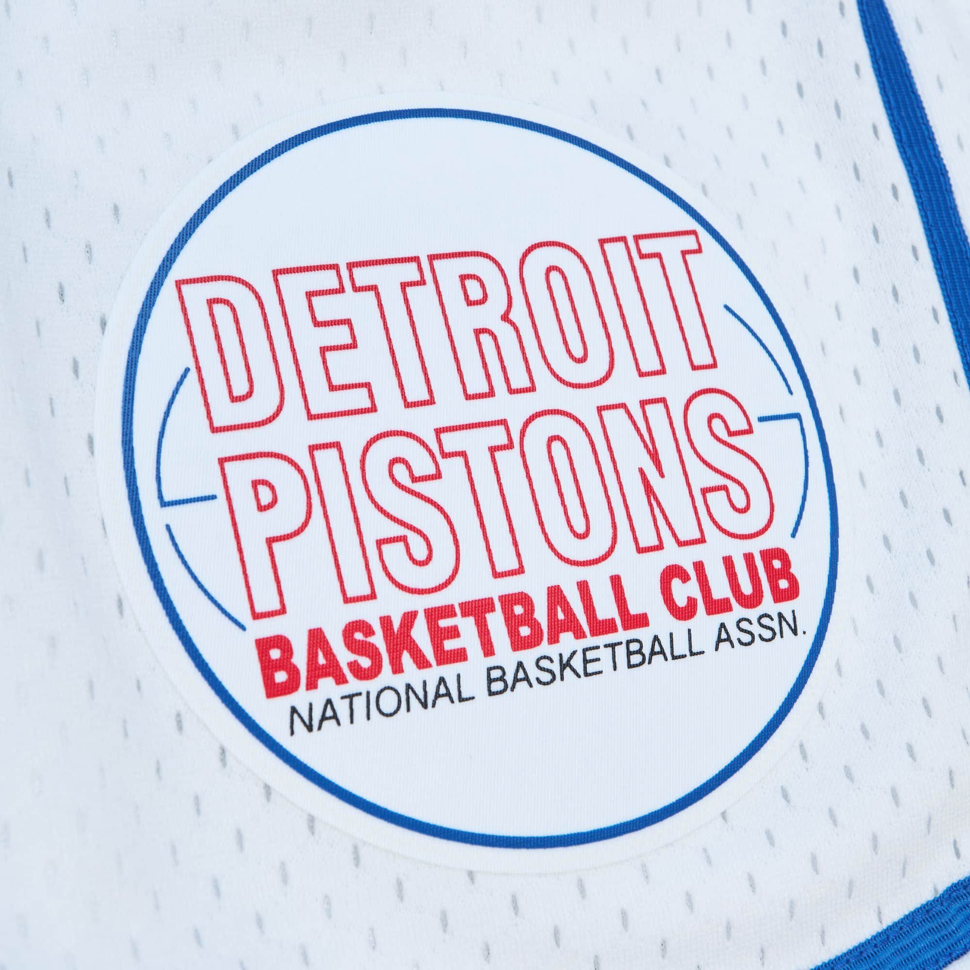 Detroit Pistons & NBA Ness Swingman Shorts Mitchell 2007