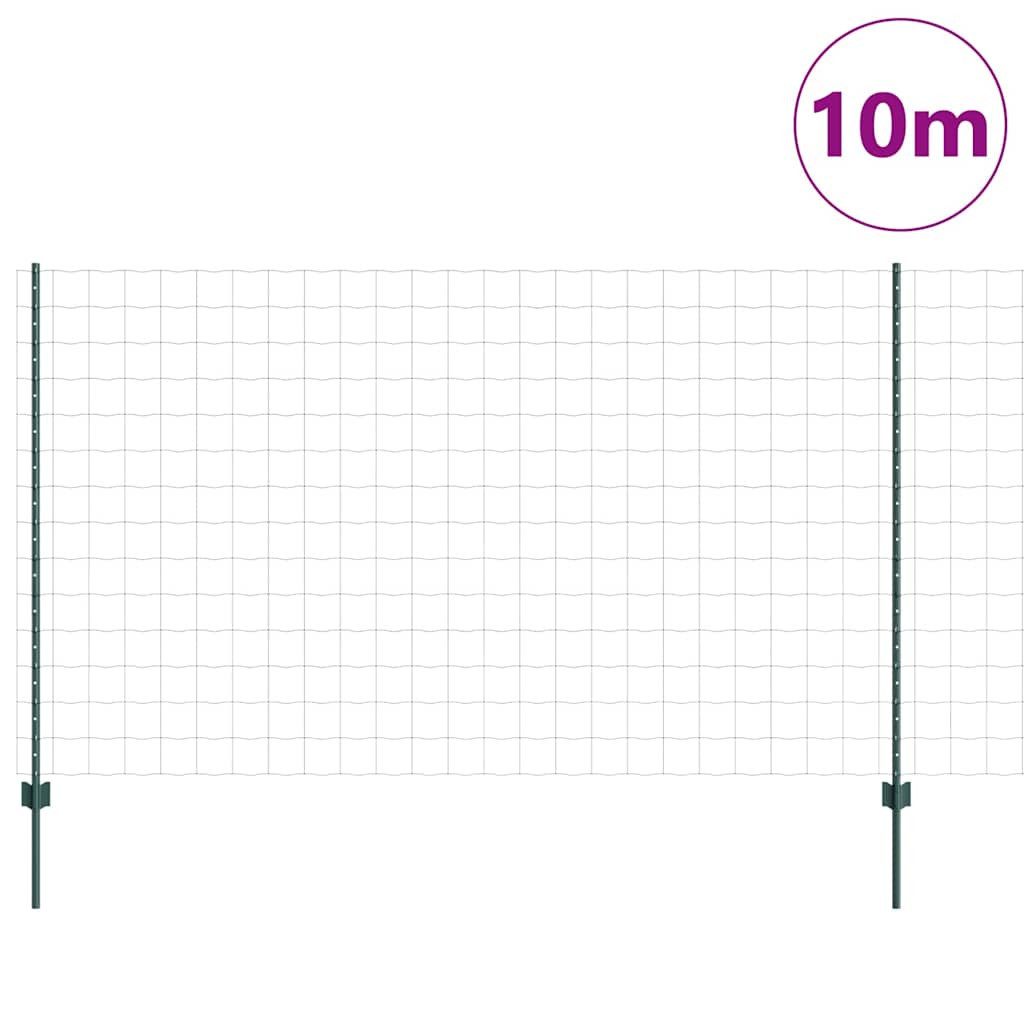 vidaXL Gartenzaun Zaun mit Pfosten Grün günstig online kaufen