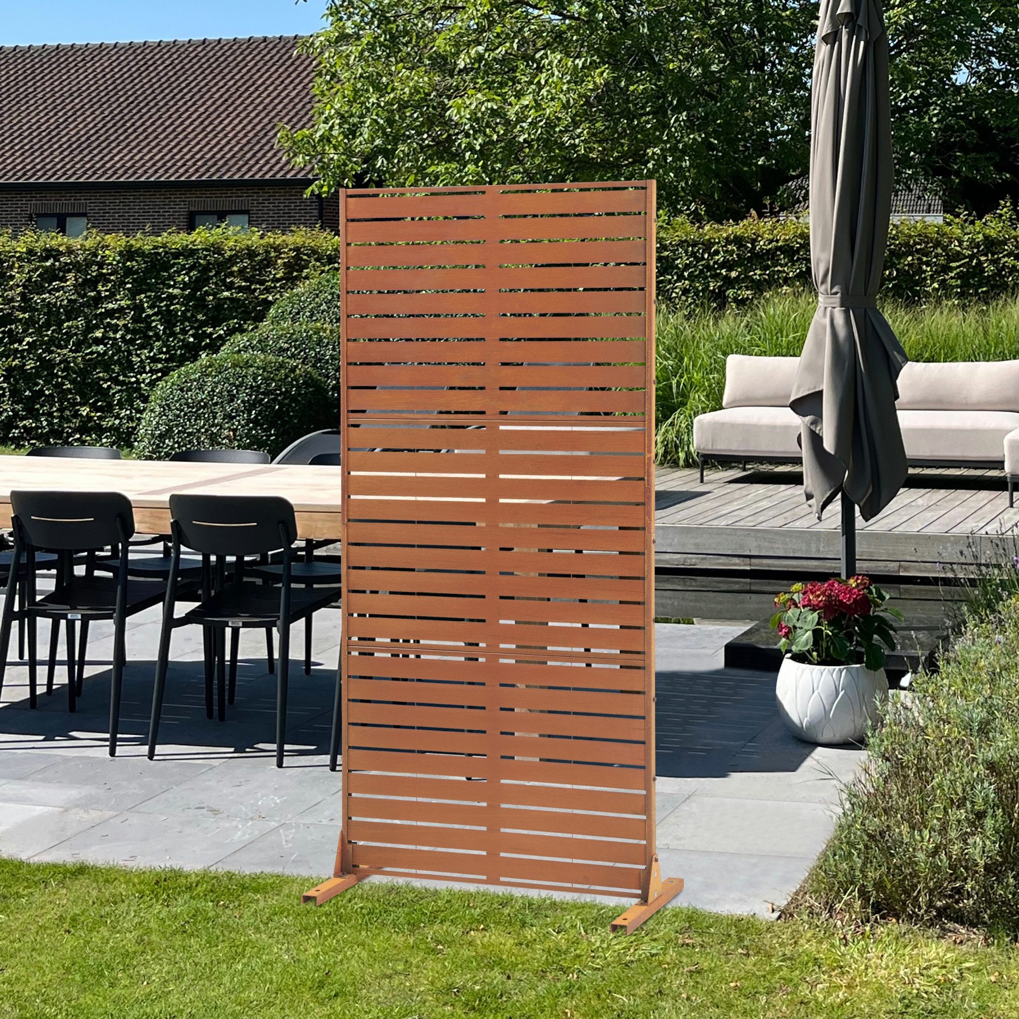 casa.pro Raumteiler, »Nodepp« Trennwand Cortenstahl 180 günstig online kaufen