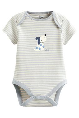 Next Kurzarmbody Kurzärmeliger Babybody, 3er-Pack (3-tlg)