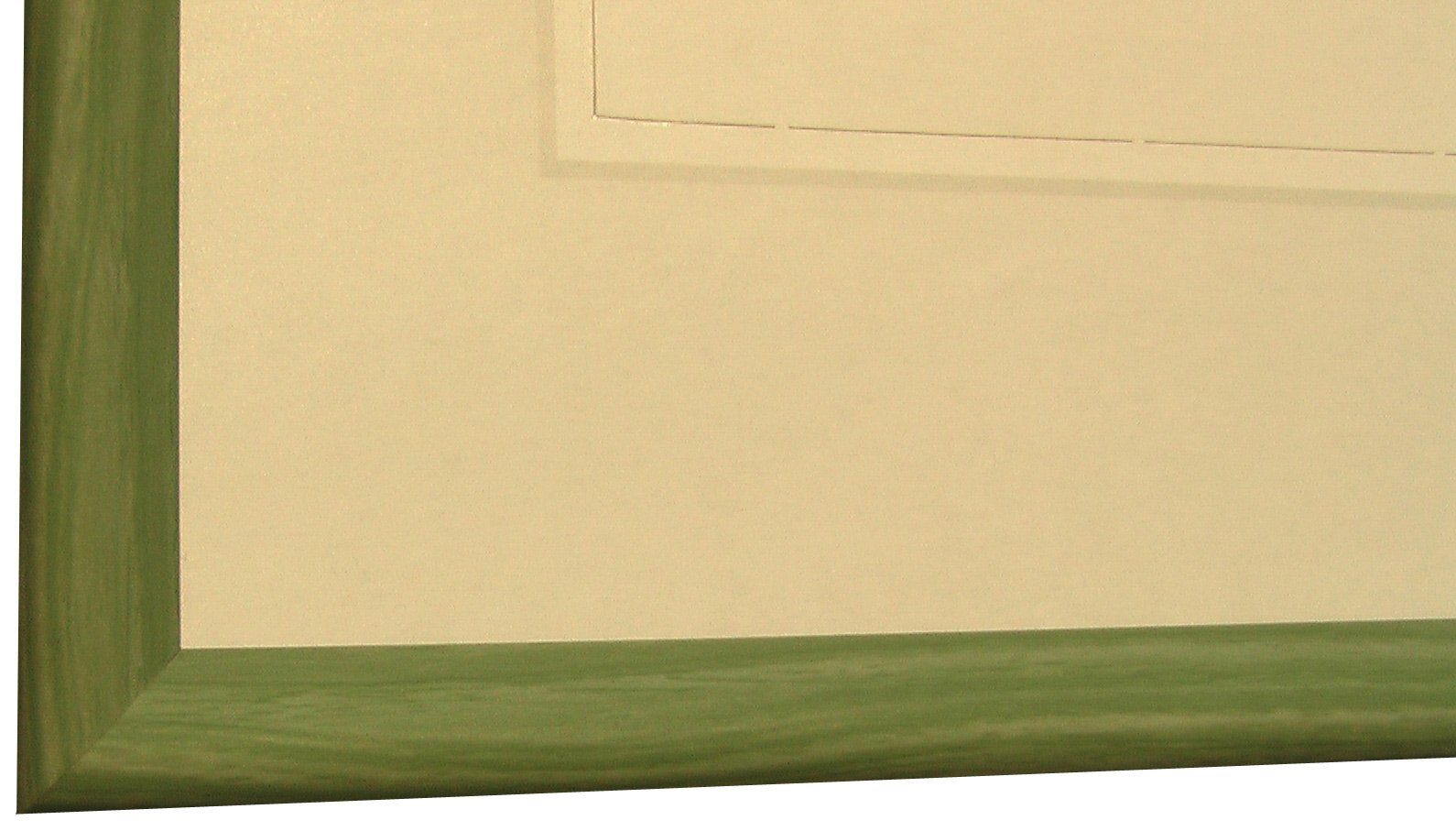 Oslo MasterLine Einzelrahmen Bilderrahmen grün, 30 Querformat, 20 Kunststoff, geeignet x {Fichte Echtglas, cm Passepartout {weiß}, {rot} grün} 20 Hoch- Becker+Hach, und {schwarz} 30 x