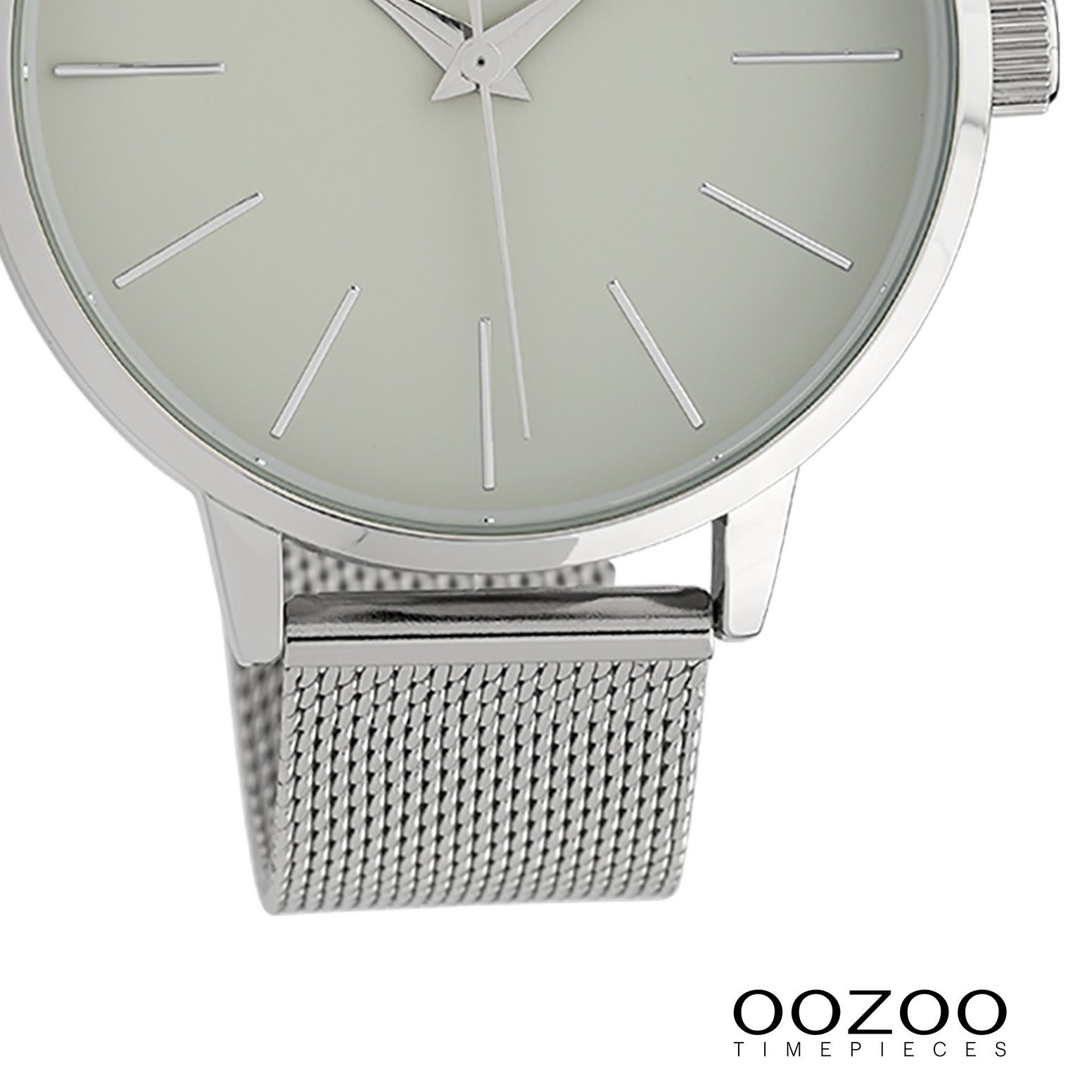 OOZOO Quarzuhr Oozoo Damen Armbanduhr Timepieces Analog, (Analoguhr), Damenuhr rund, groß (ca. 45mm) Metallarmband, Fashion-Style
