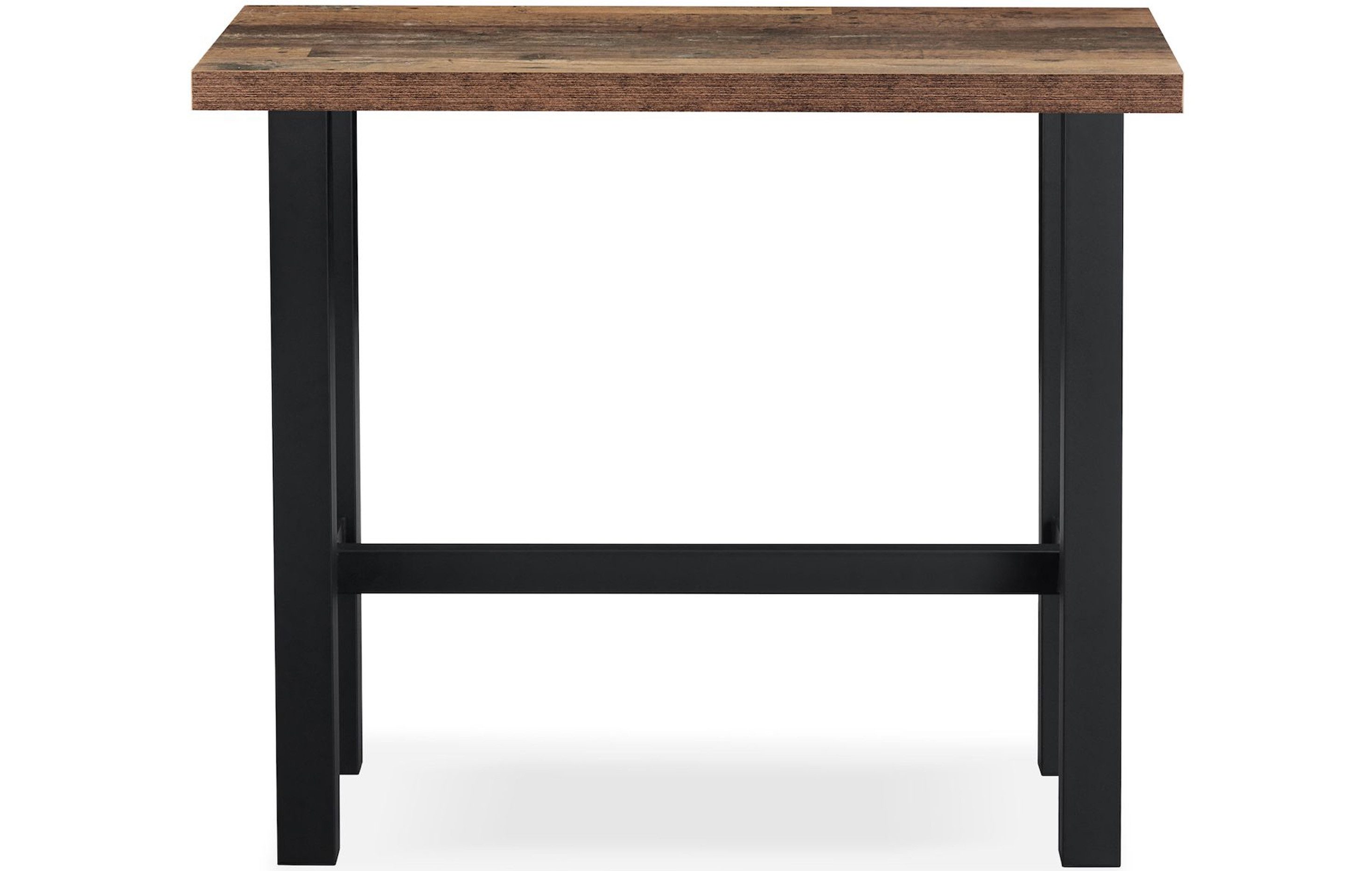 DUBI Möbel Bartisch LOTTE, schweres 4-Fuß oder X-Gestell, Metallgestell, Holztischplatte aus MDF