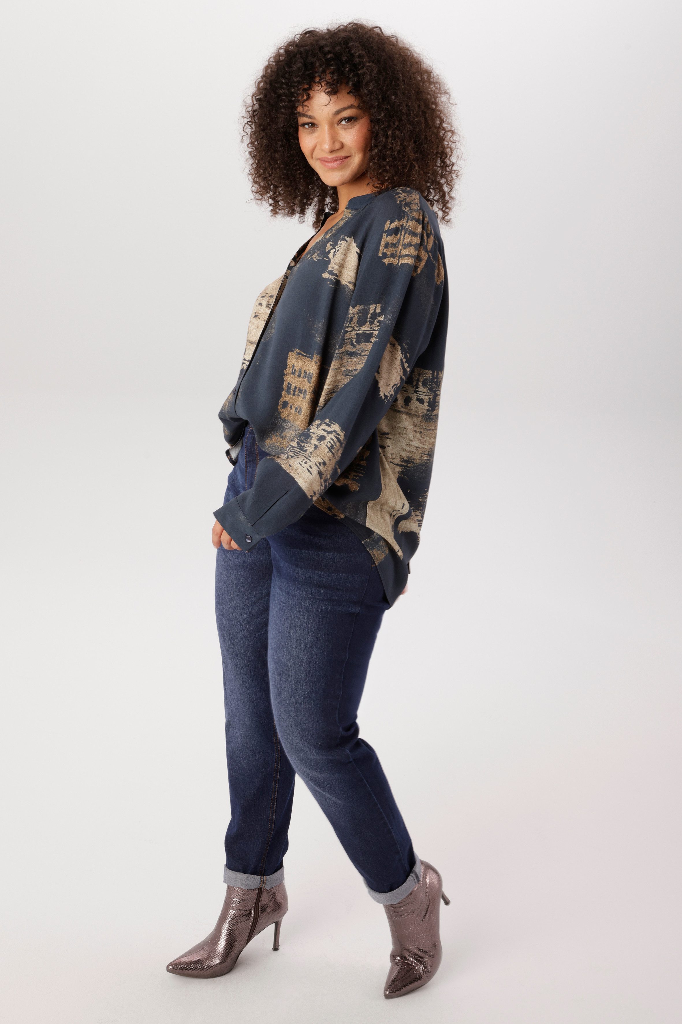 Aniston PLUS Longbluse extravagant bedruckt - NEUE KOLLEKTION – Bild 4 von 5