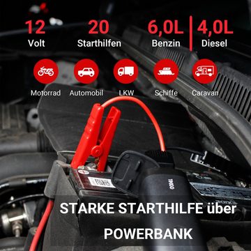 TIMIGO K1 Starthilfe Powerbank, 12V-500A (38,4Wh) Starthilfegerät