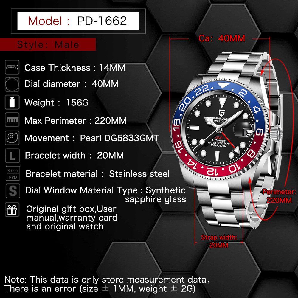 Pagani Design Automatikuhr Herren Uhr Edelstahl günstig online kaufen
