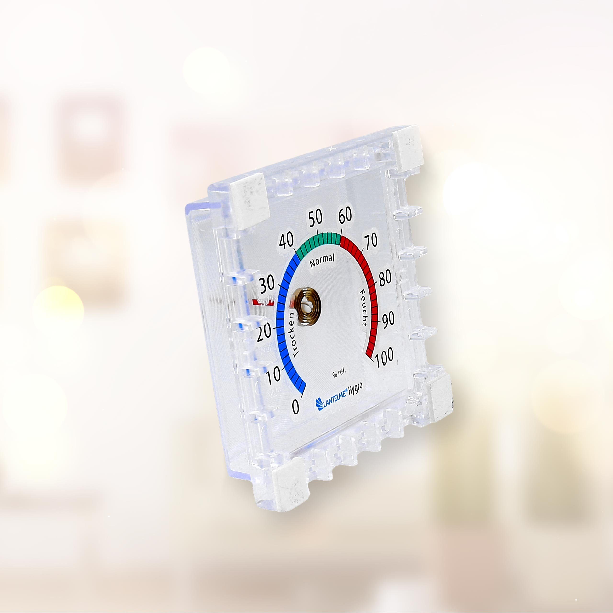 Lantelme Hygrometer und Thermometer Set Selbstklebend für Kühlschrank oder Fensterscheibe, (Spar-Set, 2-St., Asswahlmenü bitte beachten), Luftfeuchtigkeit und T – Bild 4 von 5