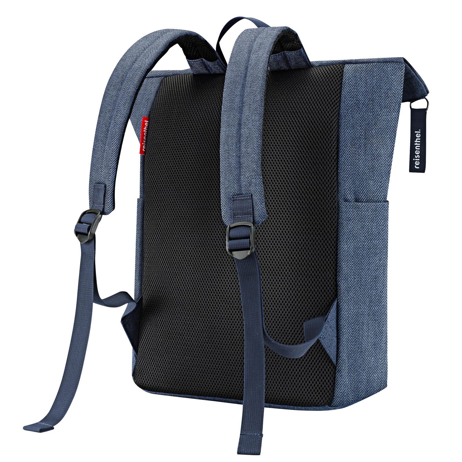 REISENTHEL® Rucksack rolltop backpack 22 Liter, gepolstertes Laptopfach - wasserabweisendes Polyestermaterial