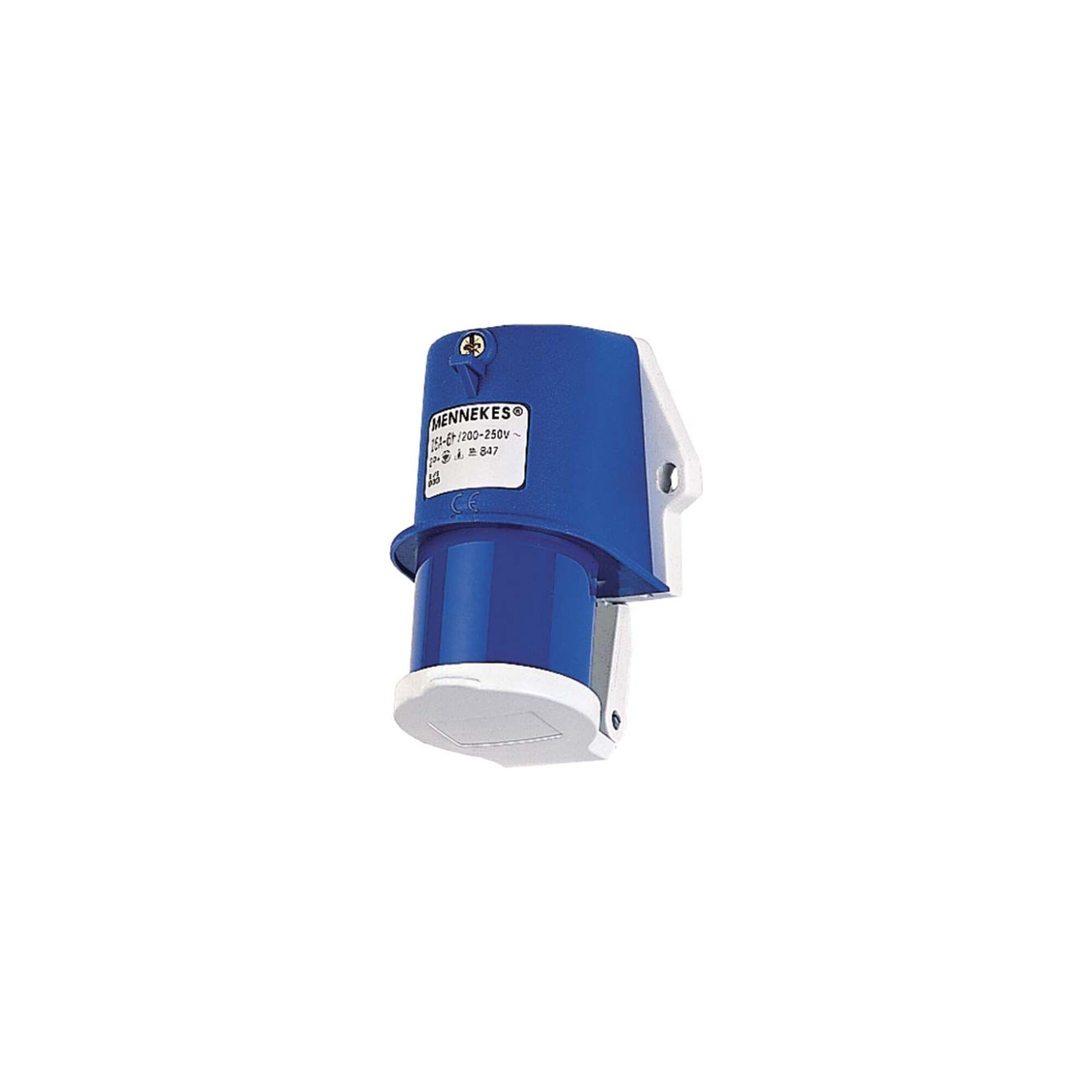 Mennekes Stromerzeuger Mennekes Wandstecker TA 16A,3p,6h,230V,IP44 847