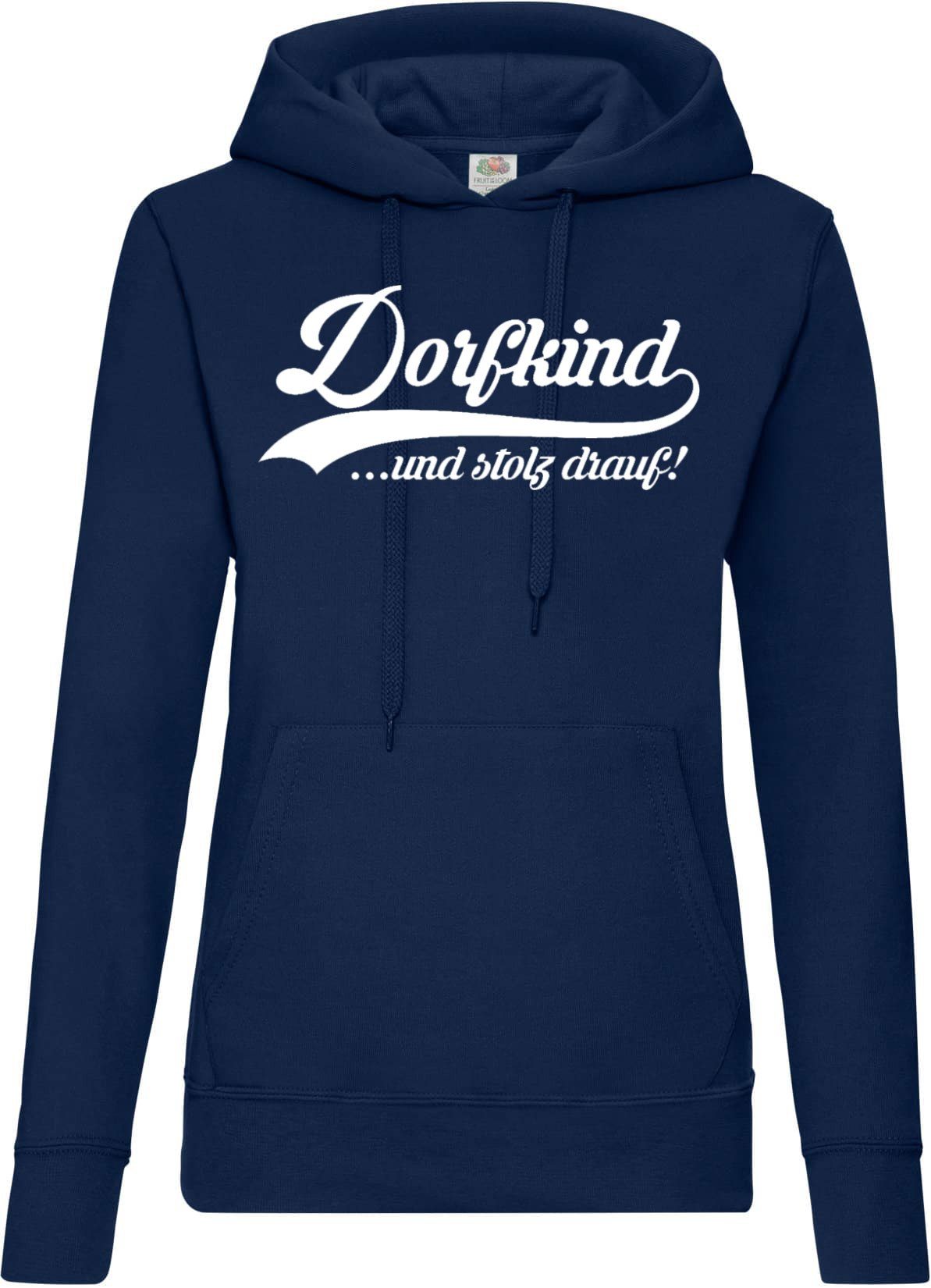 Youth Designz Kapuzenpullover Dorfkind Damen Hoodie Pullover mit lustigem Frontprint