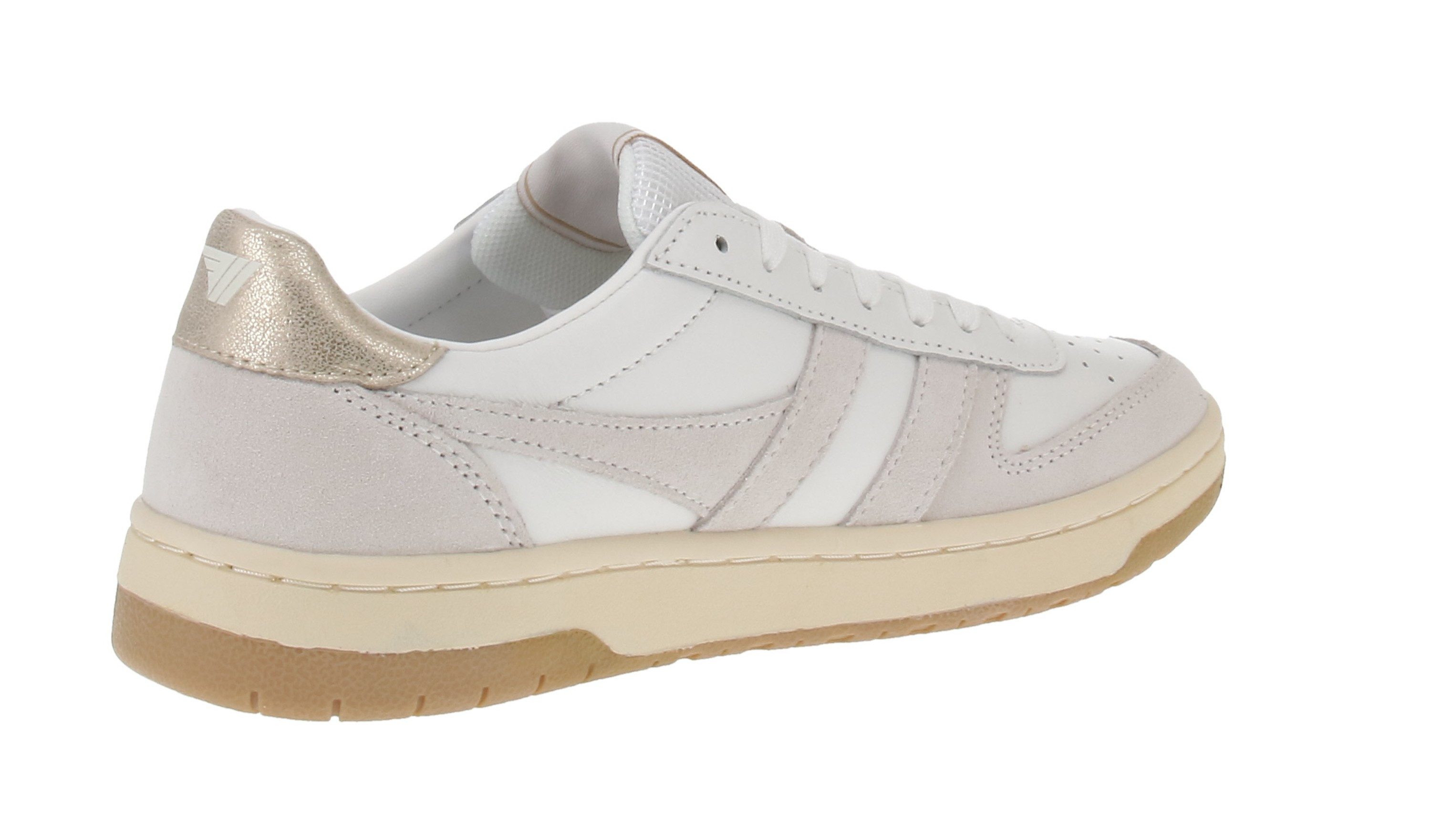 Gola Gola Hawk - Damen Sneaker - White-White-Gold Sneaker günstig online kaufen