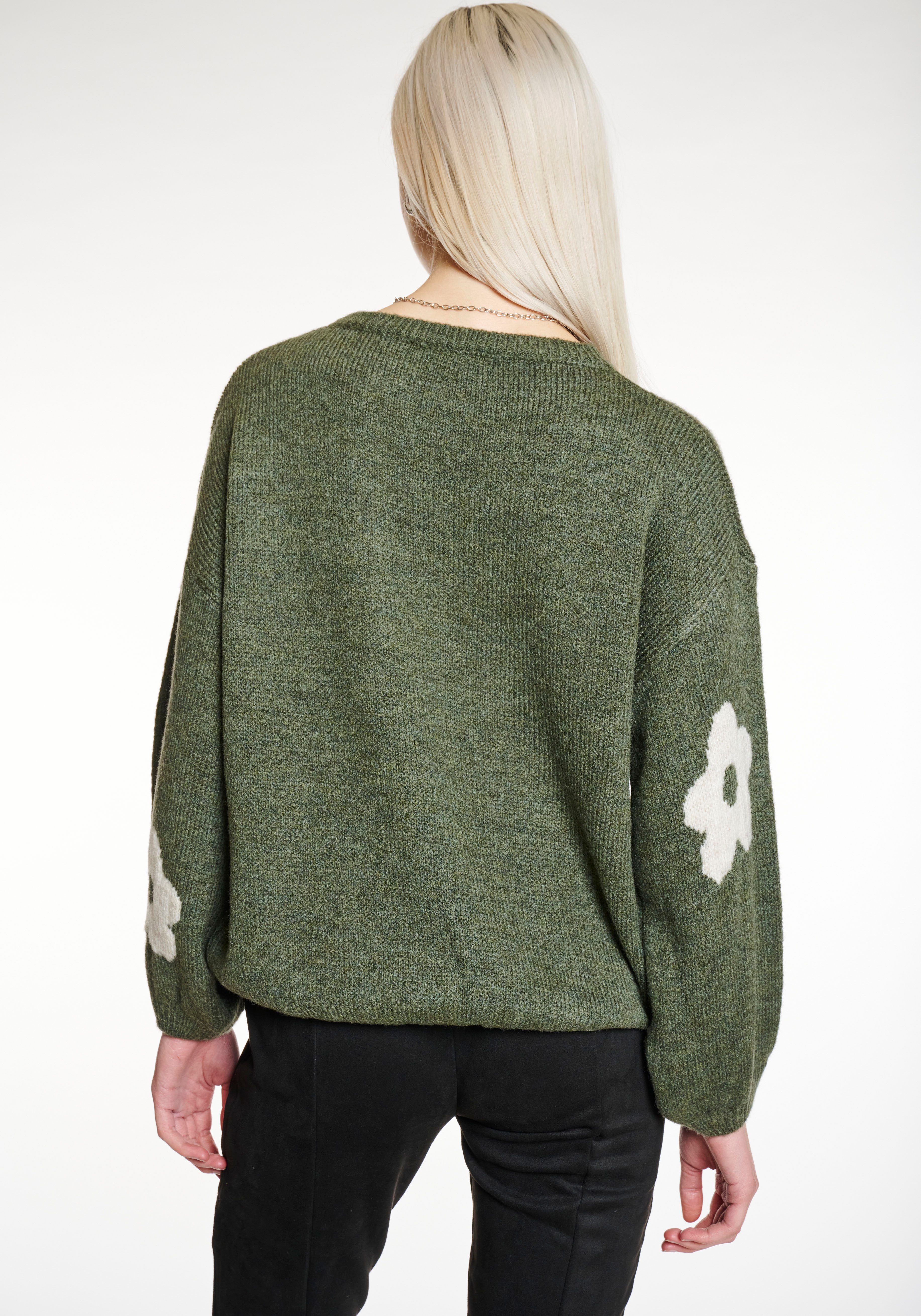HaILY’S Strickpullover LS A SK Fl44ower günstig online kaufen