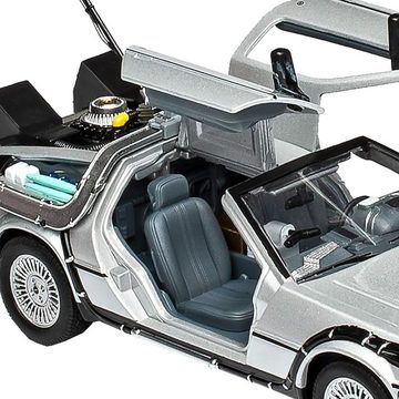 Welly Spielzeug-Auto Auto Delorean DMC Zeitmaschine Zurück in die Zukunft Die-Cast