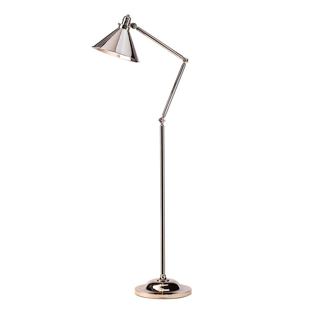 Elstead LIGHTING Stehlampe, Leuchtmittel nicht inklusive, Stehlampe Stehleuchte Wohnzimmerlampe Stahl Nickel H 167,3 cm 1