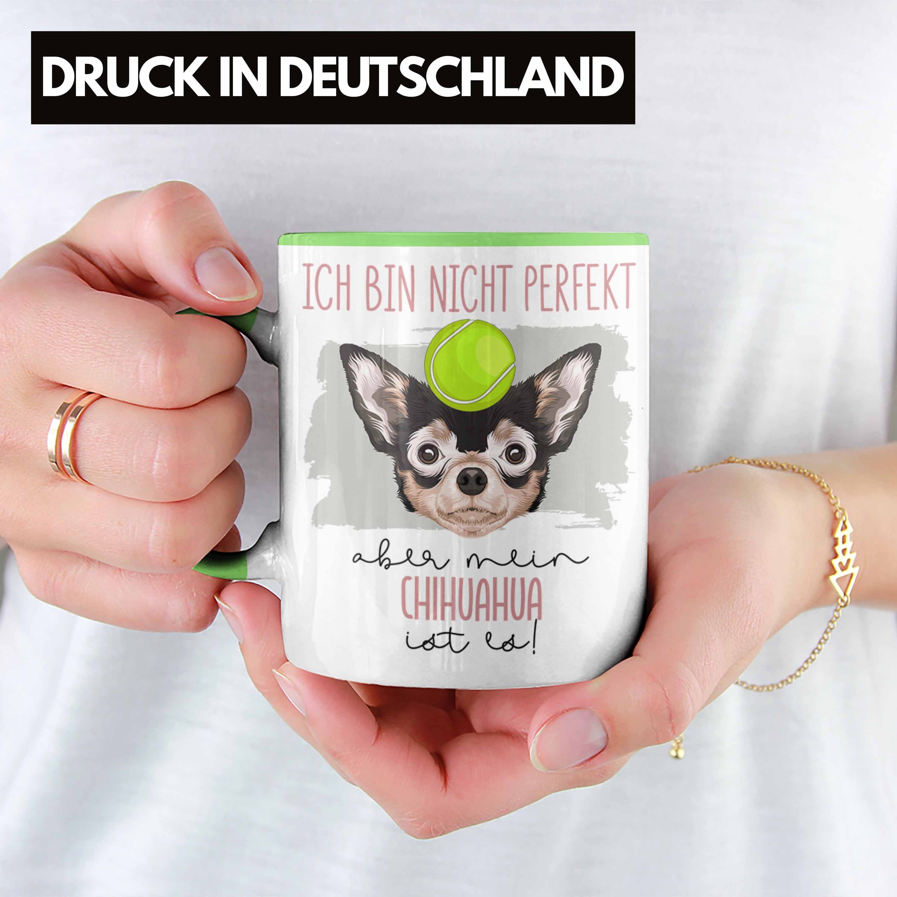 Tasse Besitze Geschenkidee Spruch Trendation Besitzer Tasse Chihuahua Lustiger Grün Geschenk
